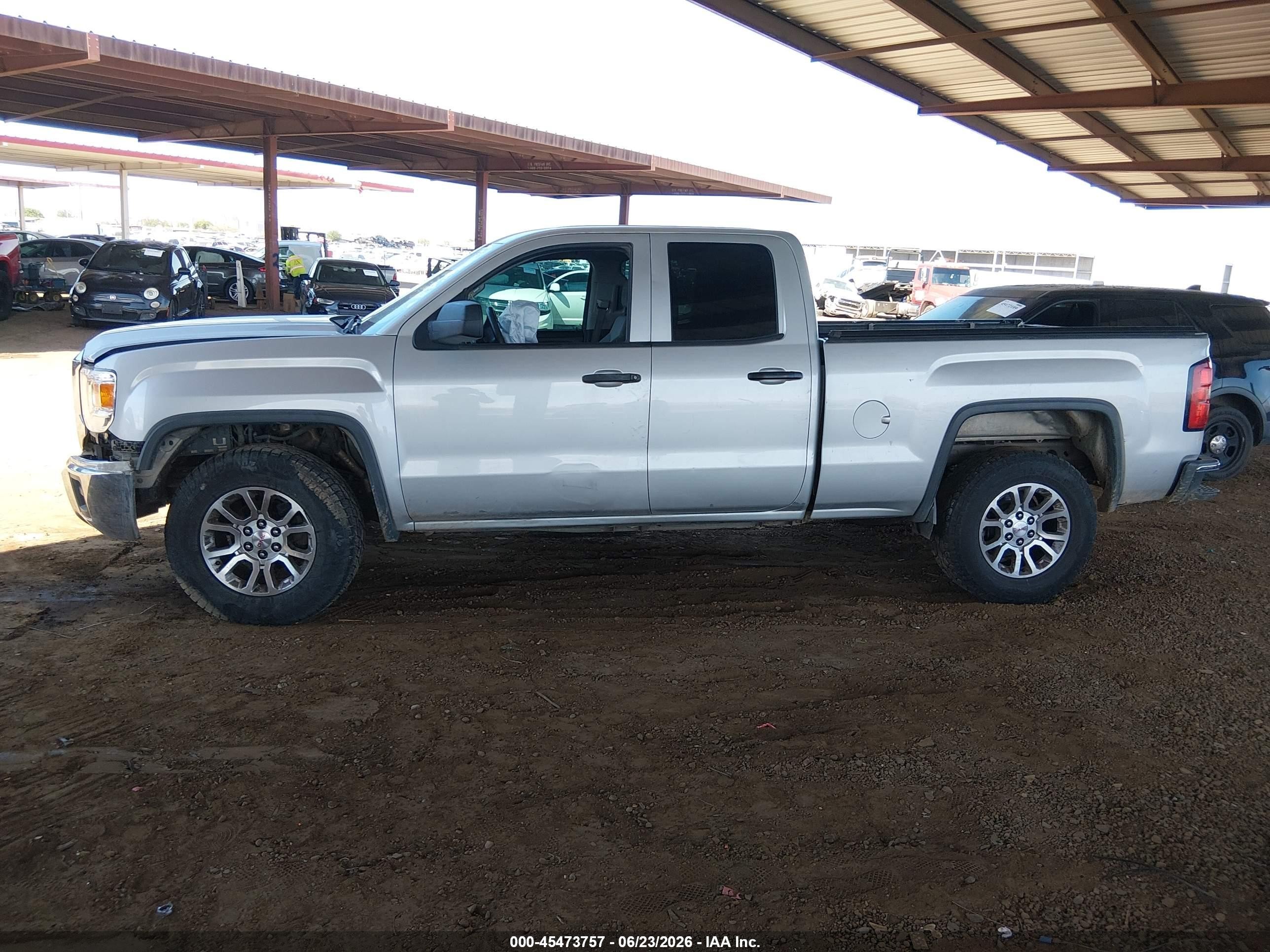 2014 Gmc Sierra 1500   Gray vin: 1GTV2TEH0EZ282949