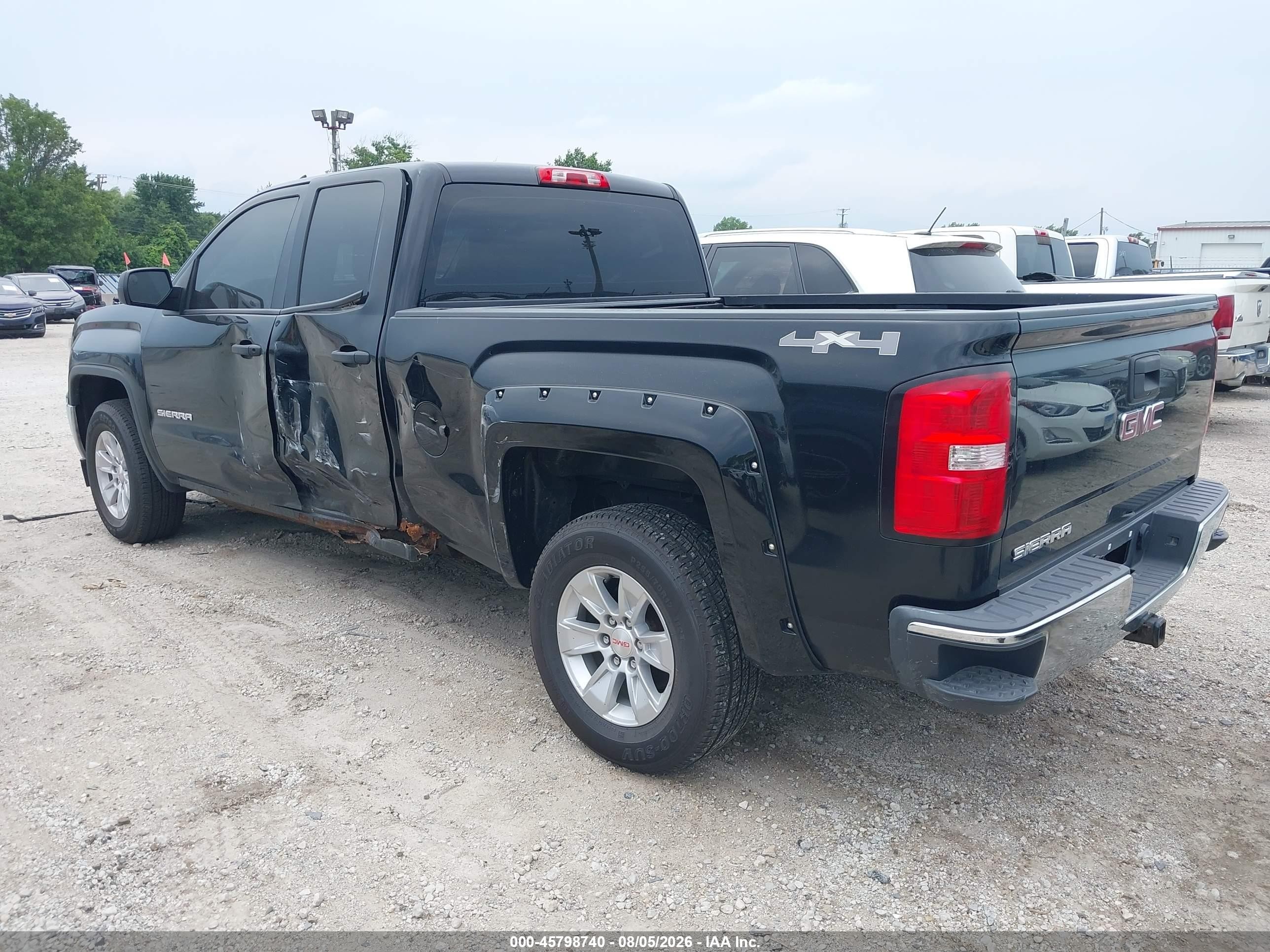 2015 Gmc Sierra 1500   Black vin: 1GTV2TEH1FZ219957