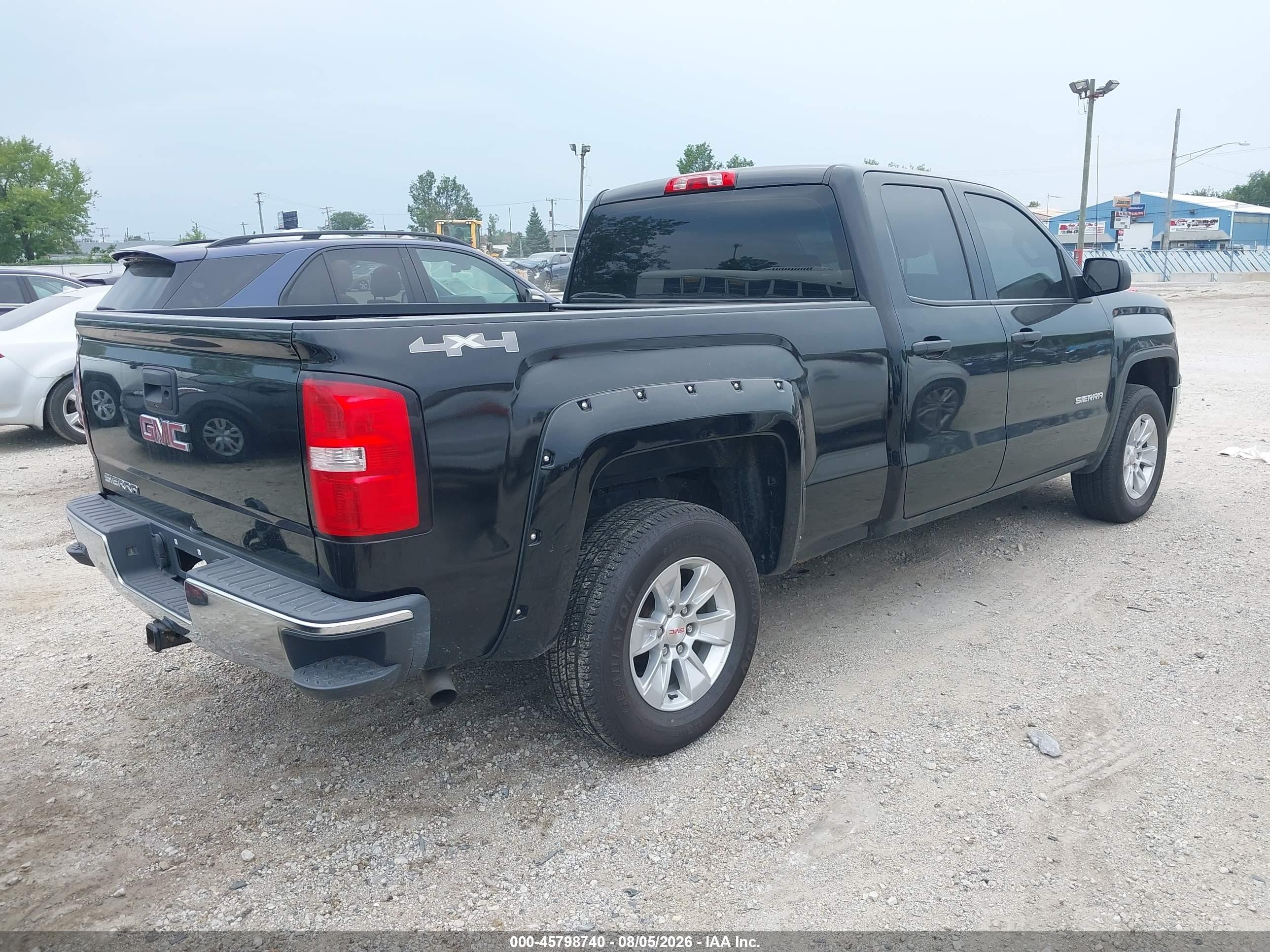2015 Gmc Sierra 1500   Black vin: 1GTV2TEH1FZ219957