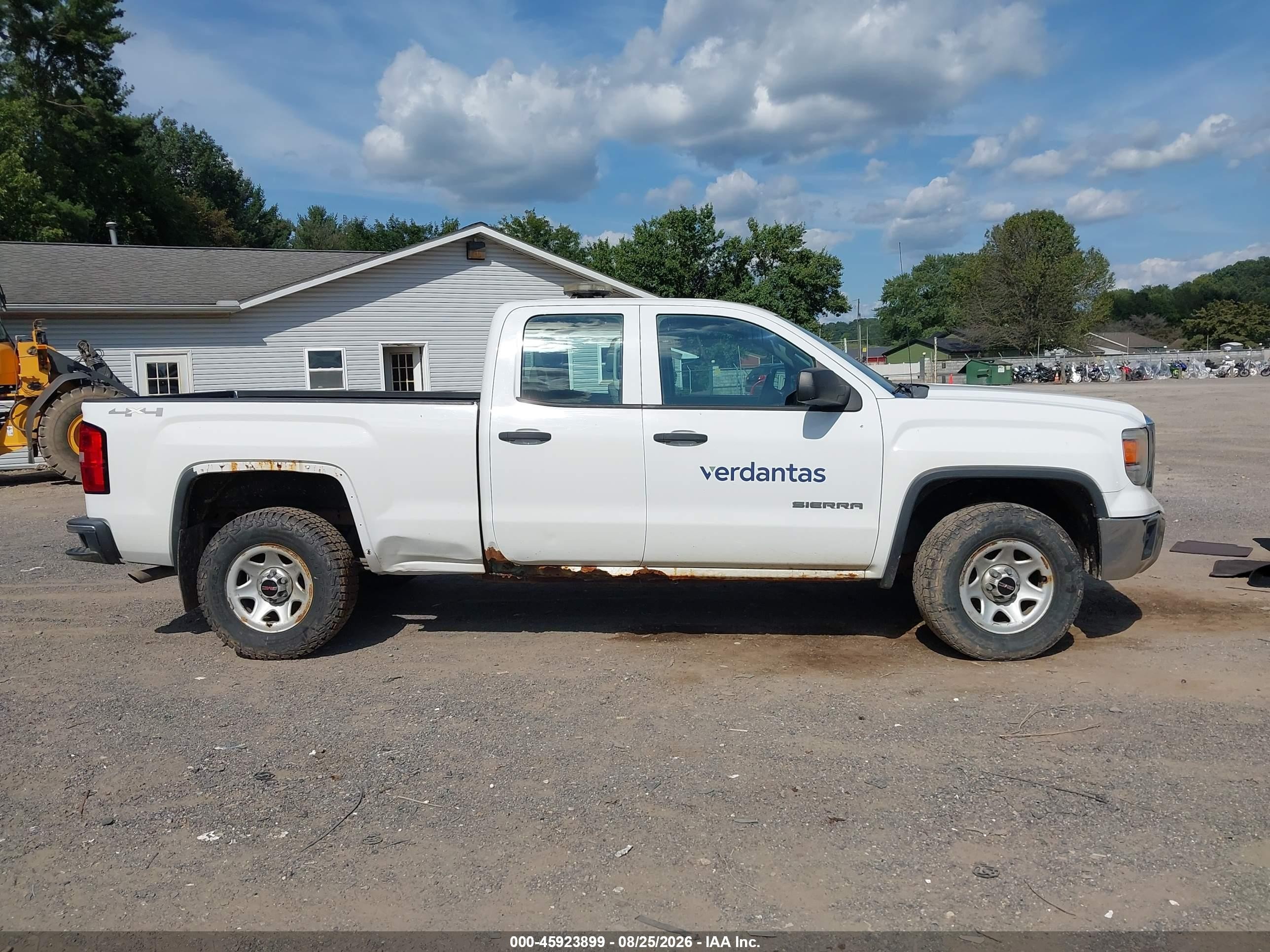 2015 Gmc Sierra 1500 White vin: 1GTV2TEH4FZ182998