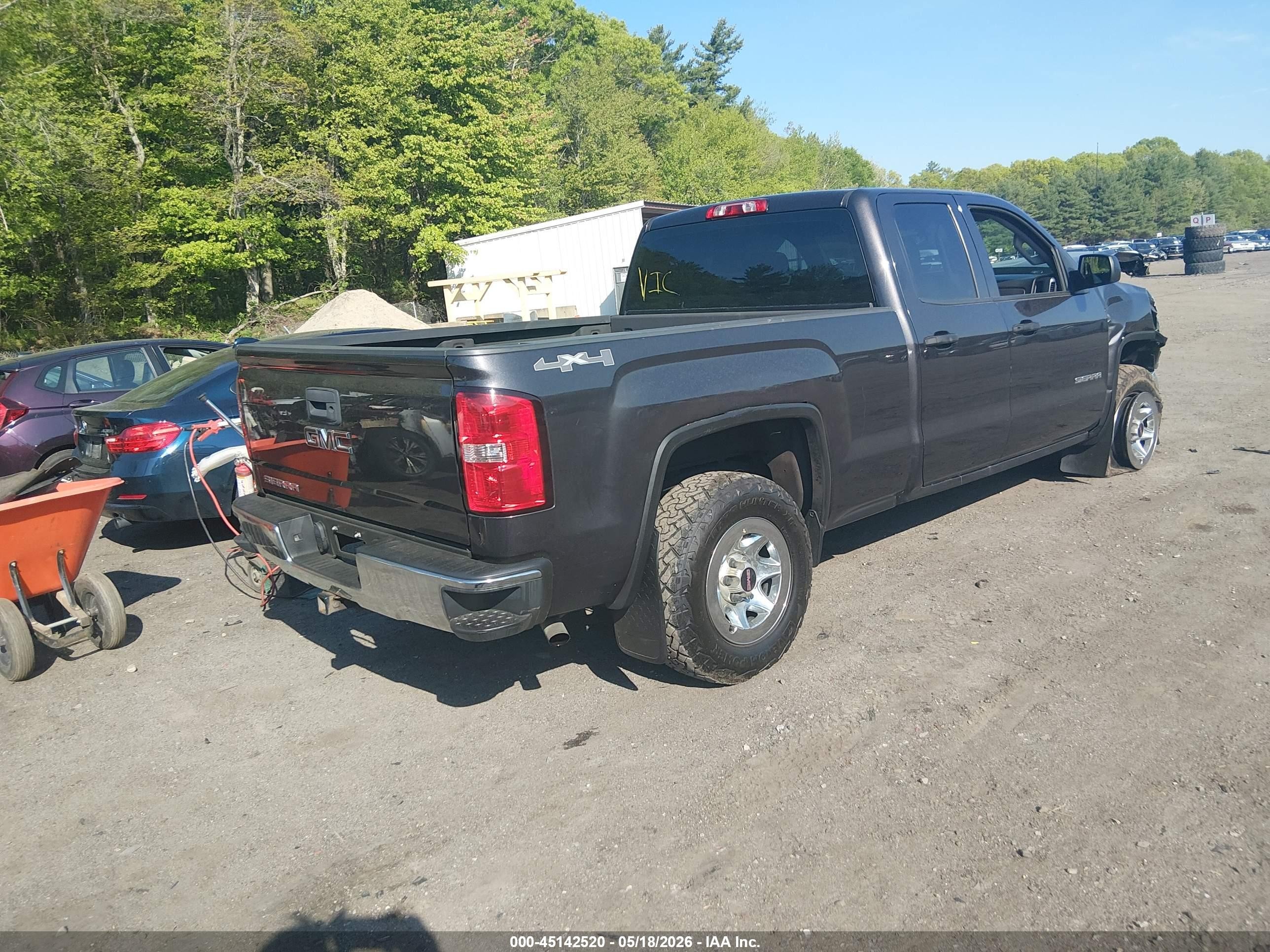 2015 Gmc Sierra 1500   Серый vin: 1GTV2TEH5FZ168592