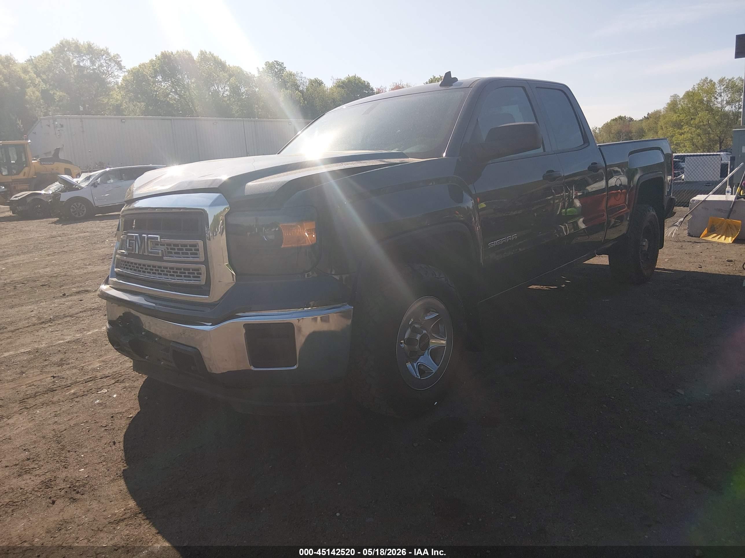 2015 Gmc Sierra 1500   Серый vin: 1GTV2TEH5FZ168592