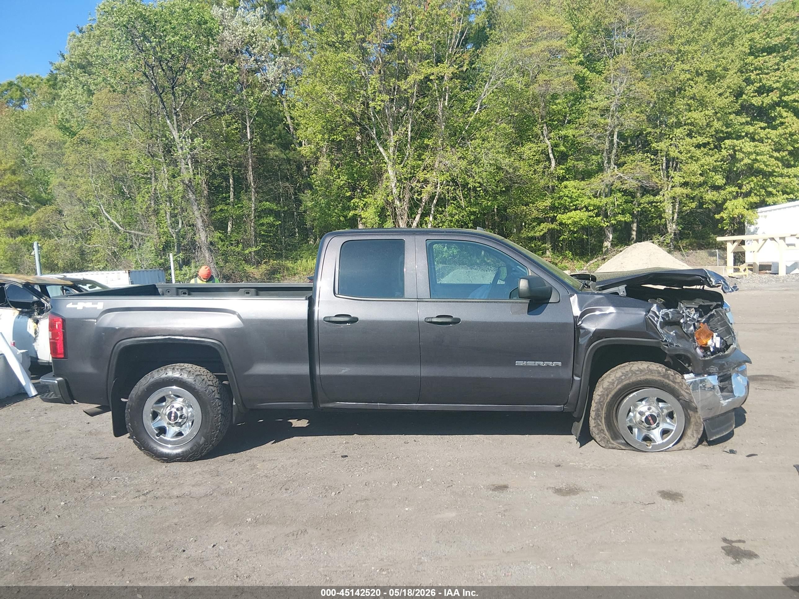 2015 Gmc Sierra 1500   Серый vin: 1GTV2TEH5FZ168592