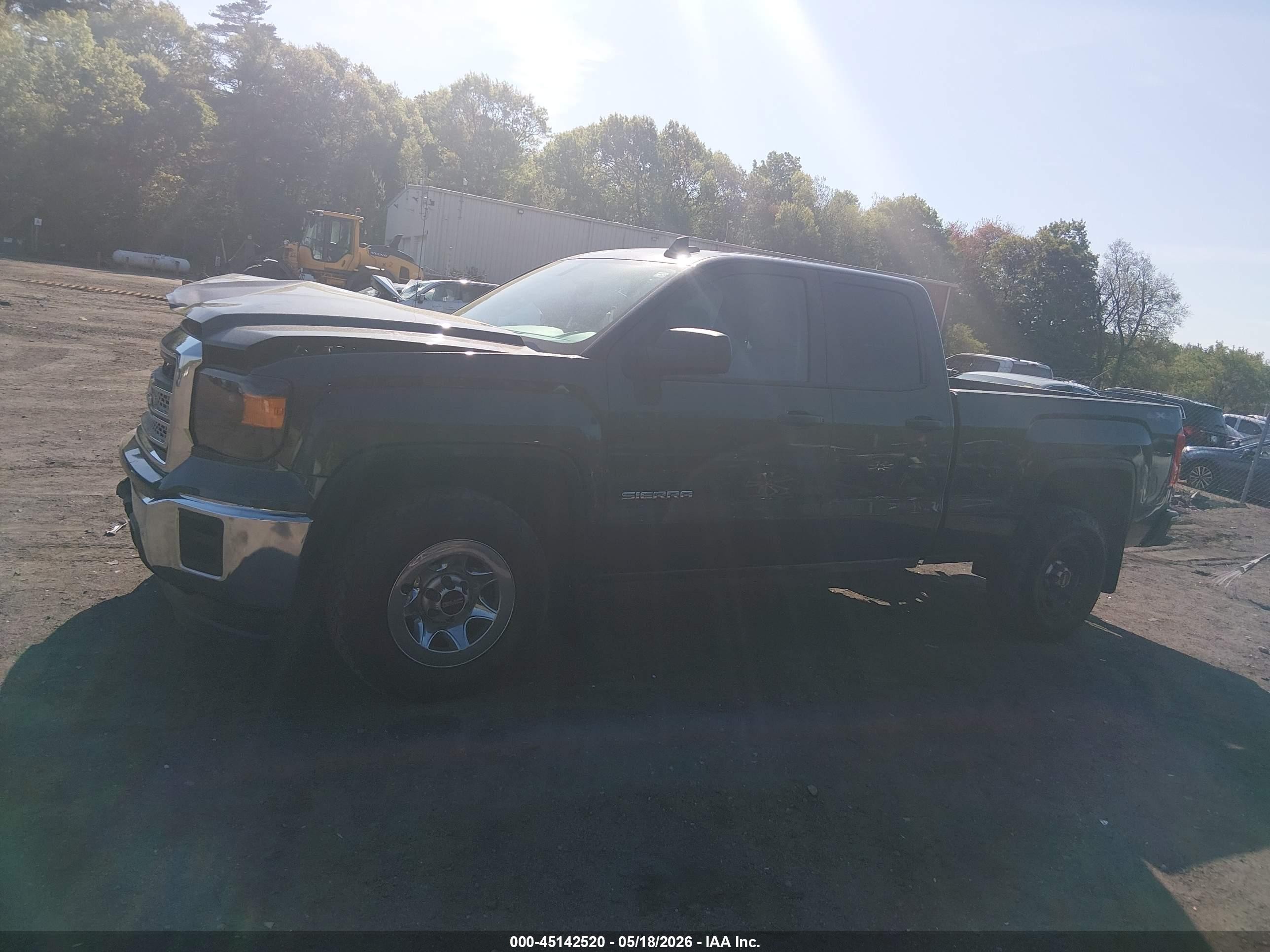 2015 Gmc Sierra 1500   Серый vin: 1GTV2TEH5FZ168592