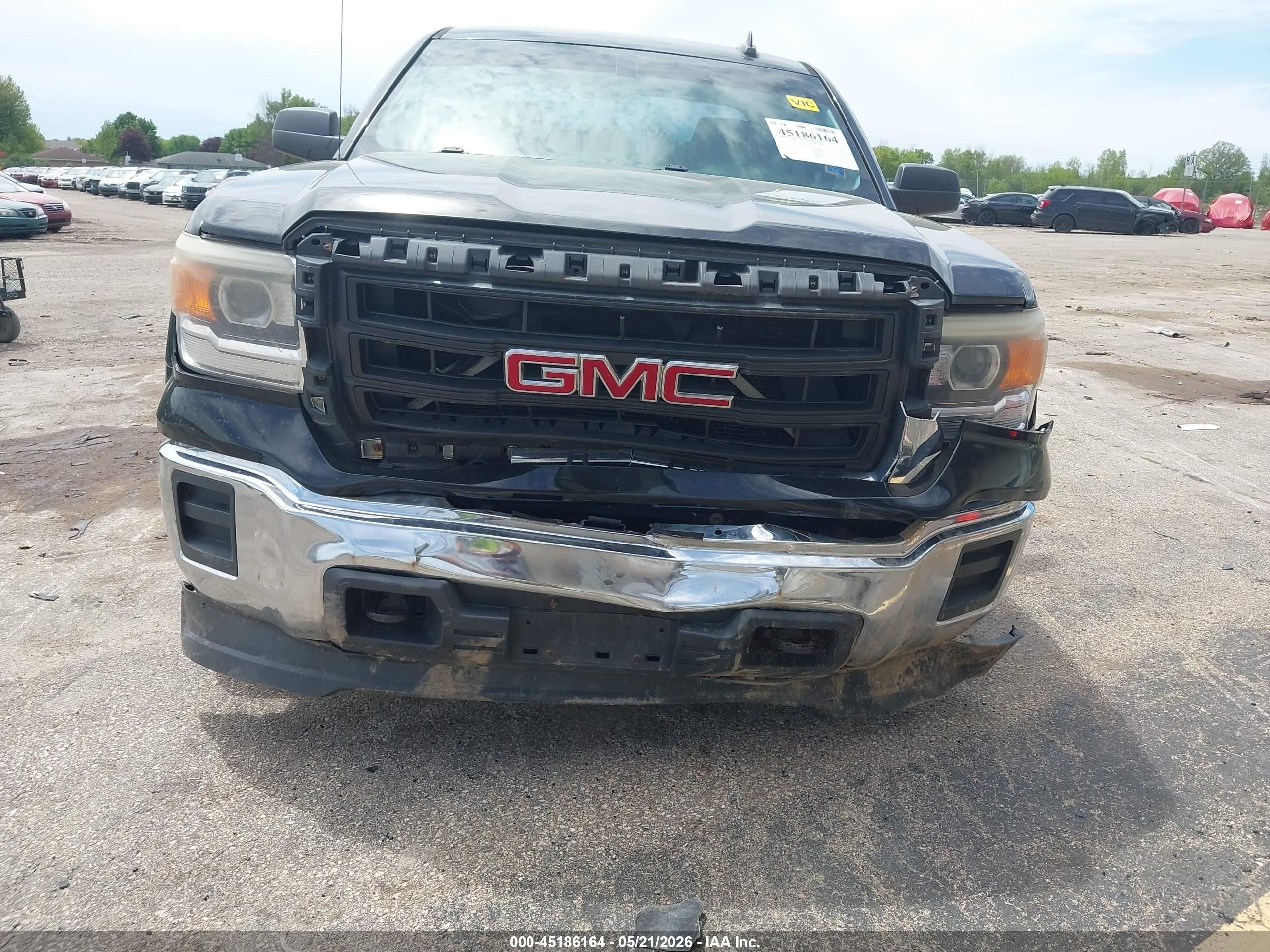 2015 Gmc Sierra 1500   Black vin: 1GTV2TEH5FZ170357