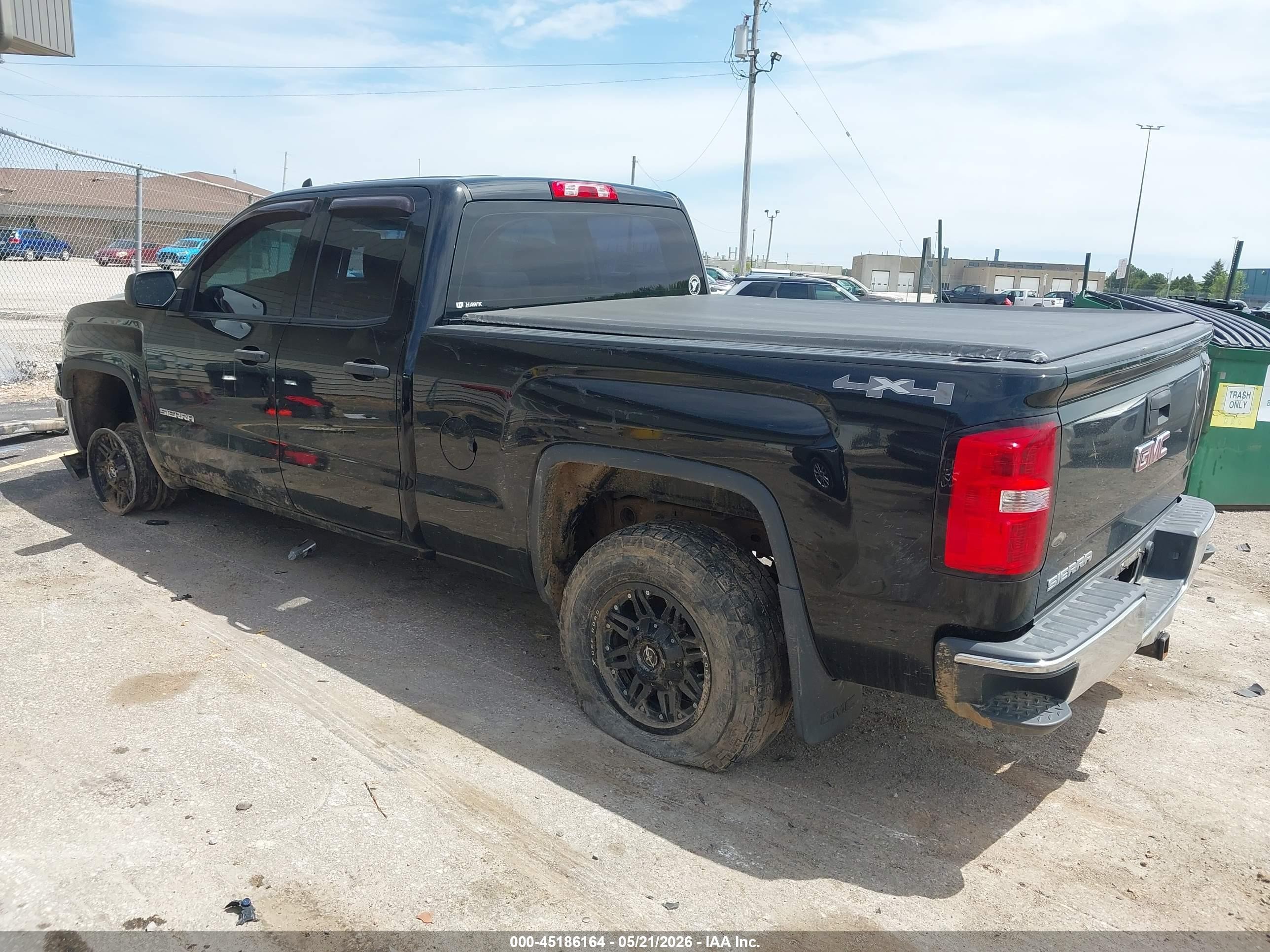 2015 Gmc Sierra 1500   Black vin: 1GTV2TEH5FZ170357