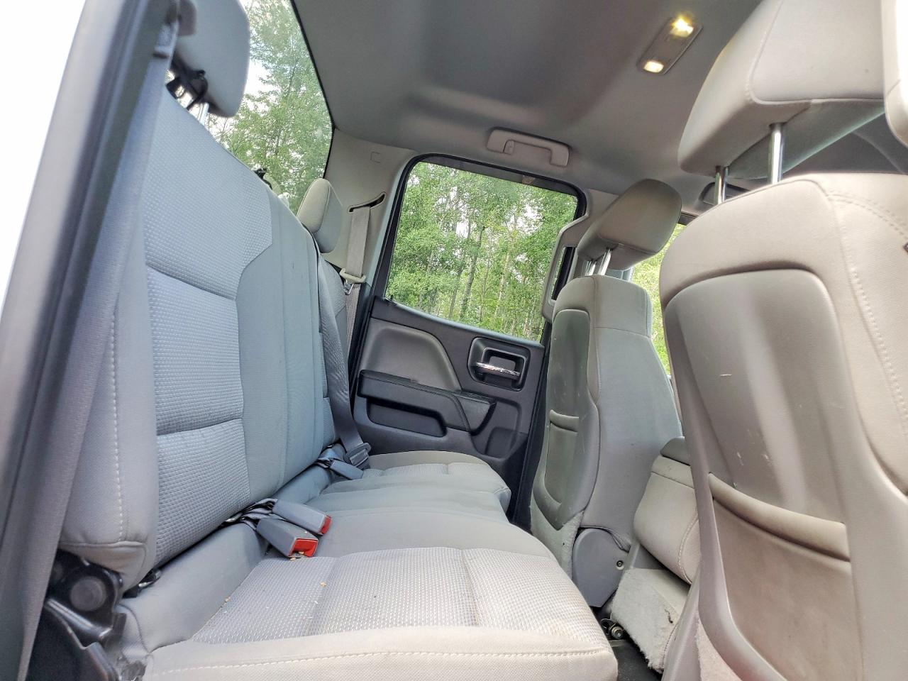 2015 Gmc Siera White vin: 1GTV2TEH6FZ348647