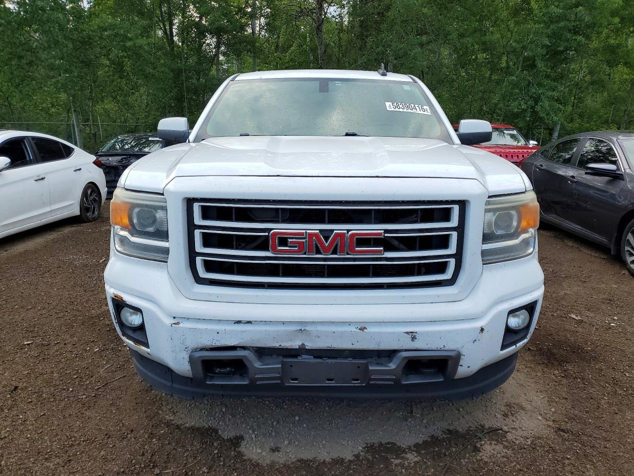 2015 Gmc Siera White vin: 1GTV2TEH6FZ348647