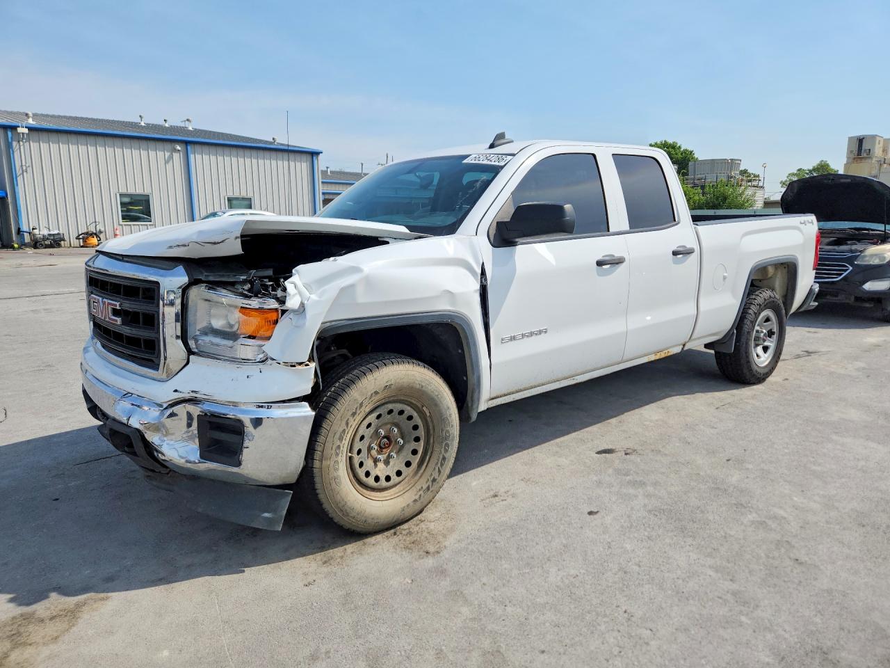 2015 Gmc Sierra K1500 White vin: 1GTV2TEH9FZ156249