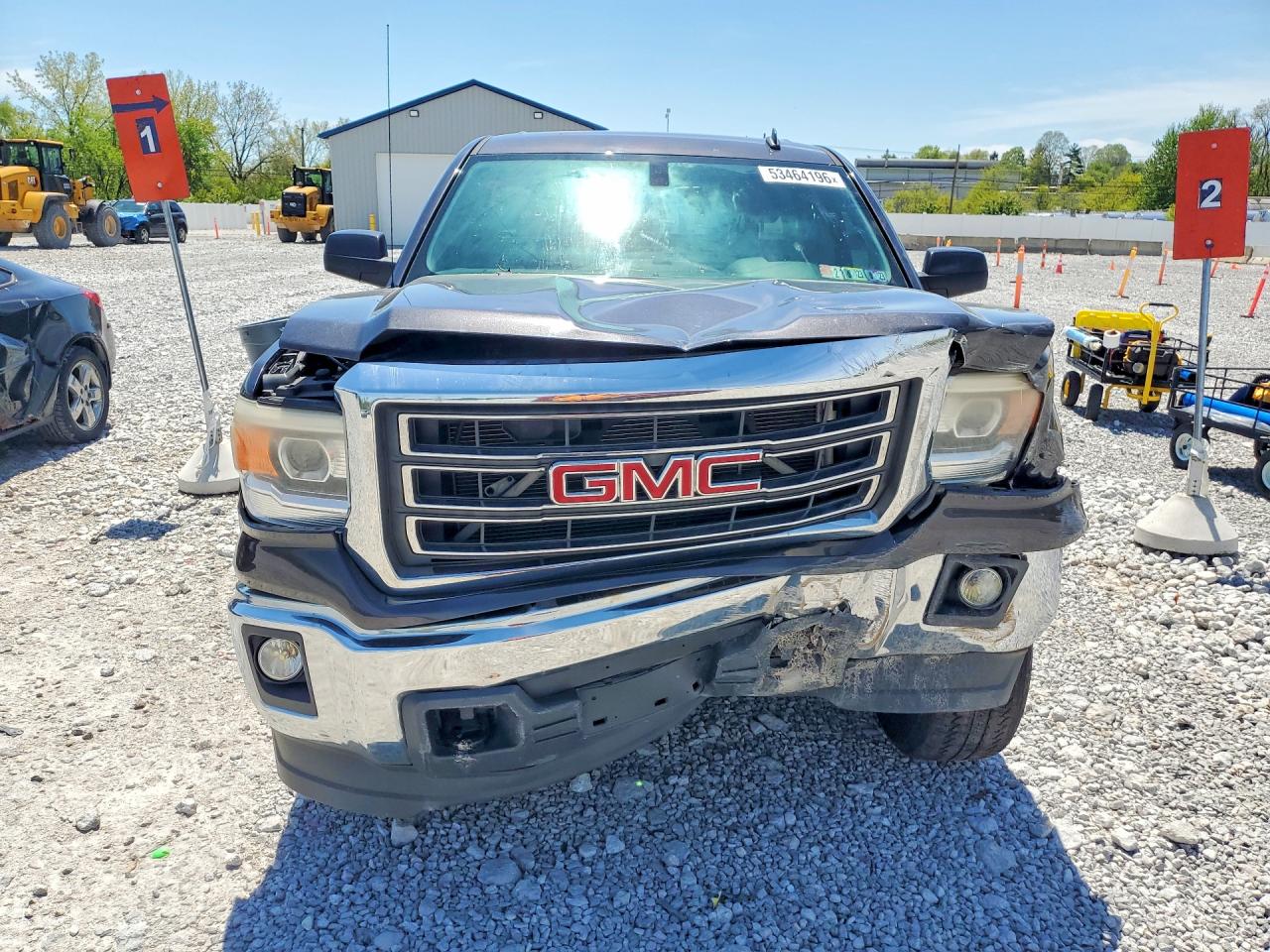 2014 Gmc Sierra K1500 Sle Charcoal vin: 1GTV2UEC0EZ118840
