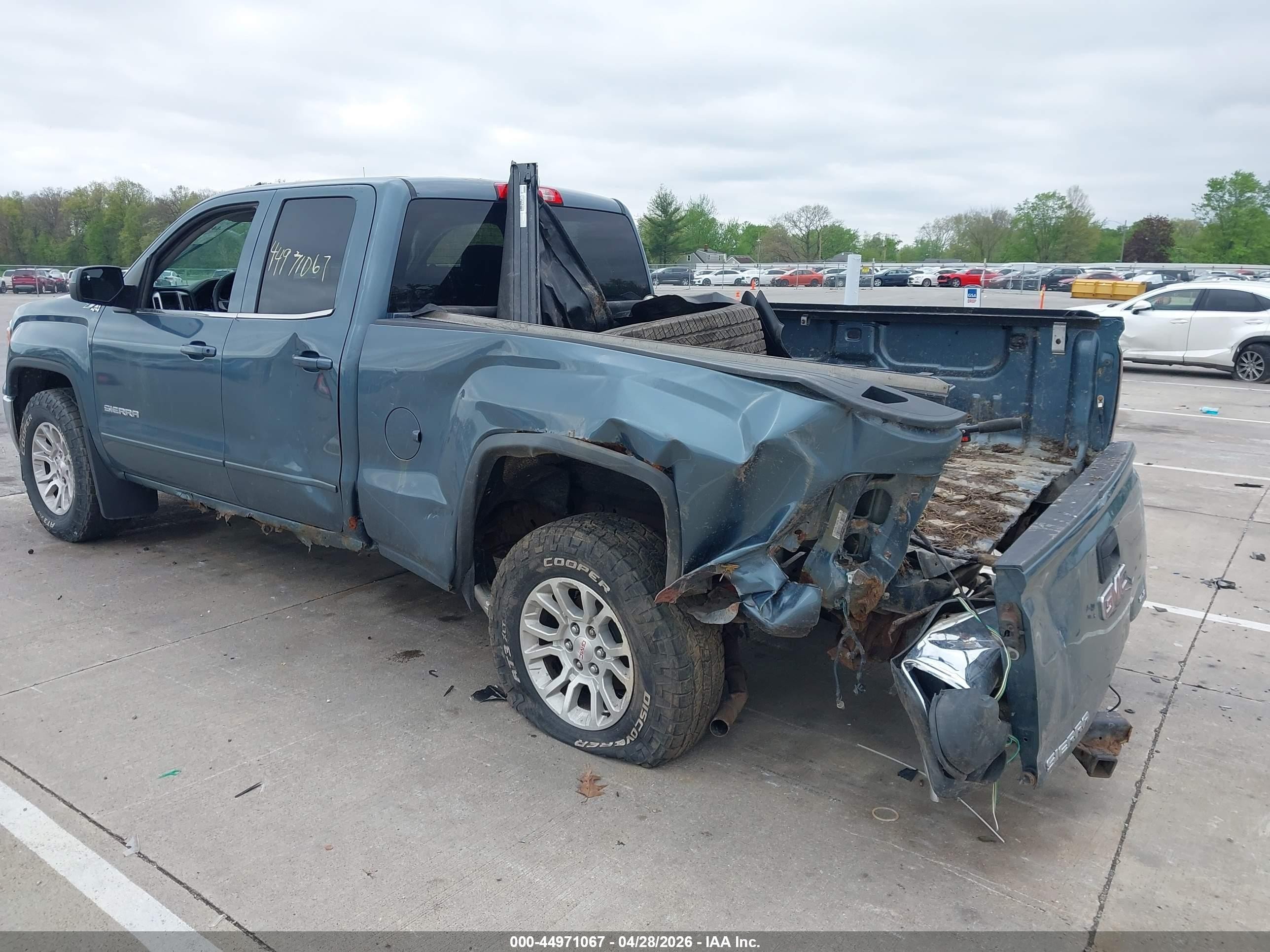 2014 Gmc Sierra 1500 Sle Teal vin: 1GTV2UEC0EZ227170