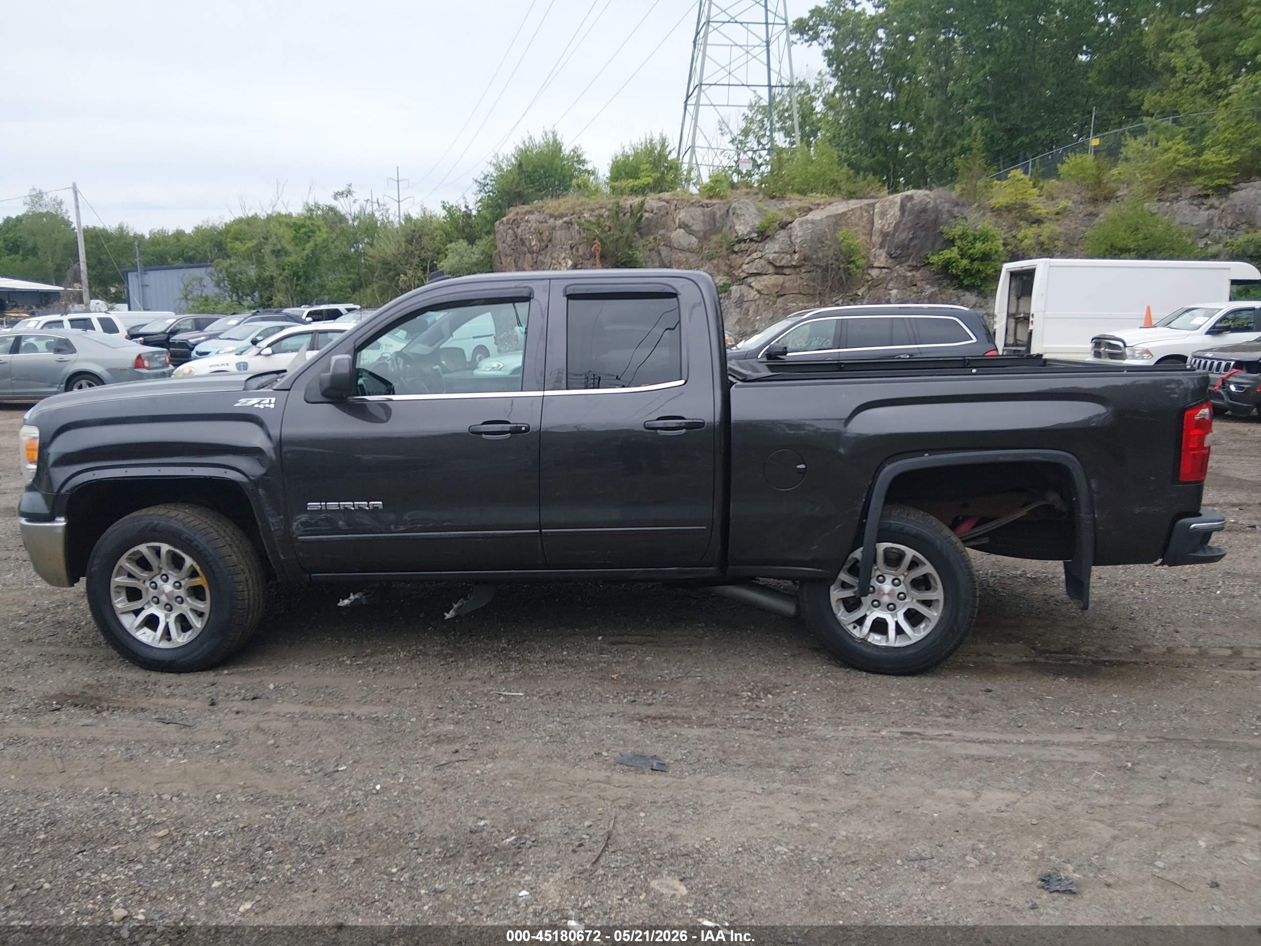 2014 Gmc Sierra 1500 Sle Black vin: 1GTV2UEC0EZ236886