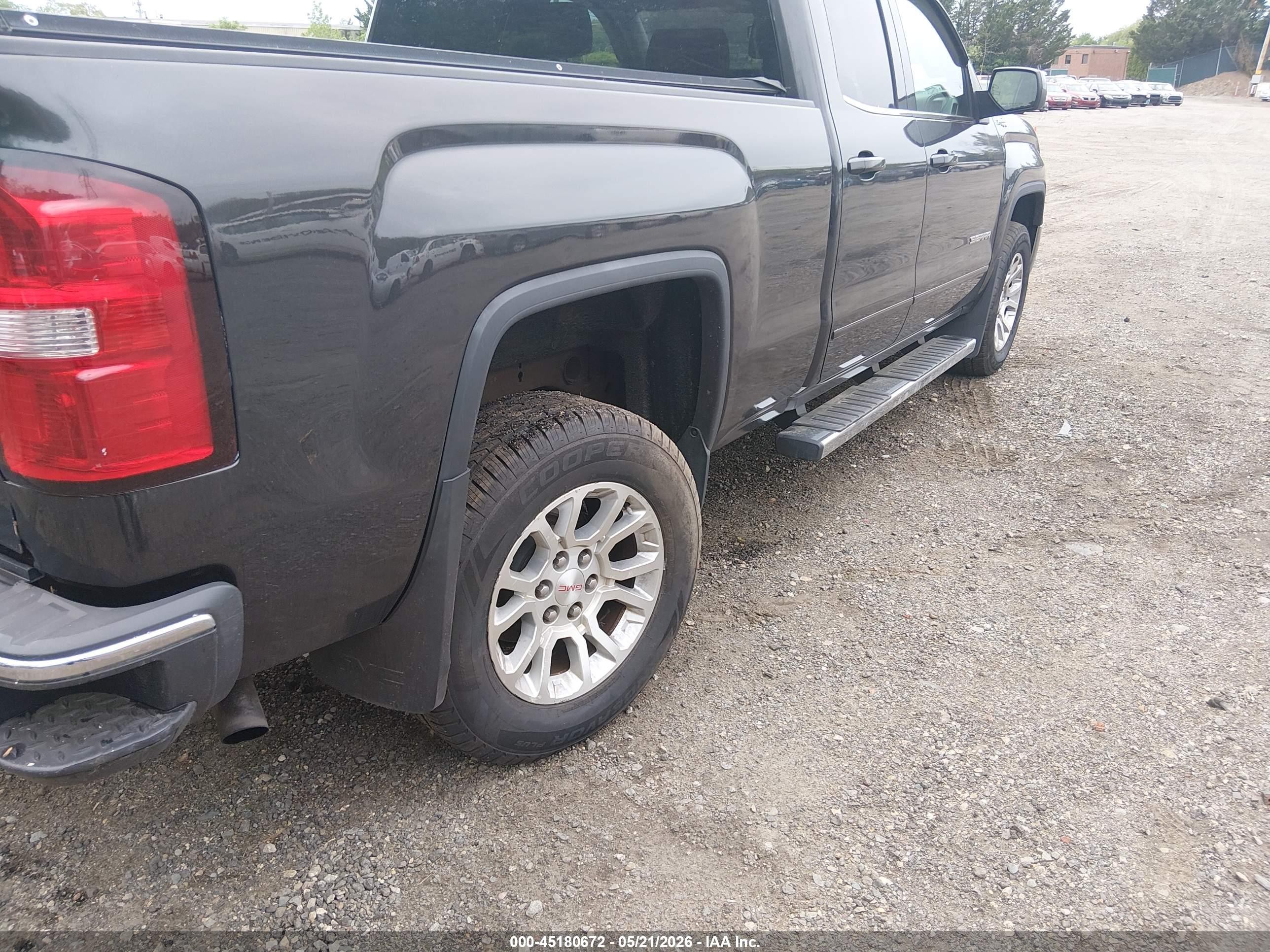 2014 Gmc Sierra 1500 Sle Black vin: 1GTV2UEC0EZ236886
