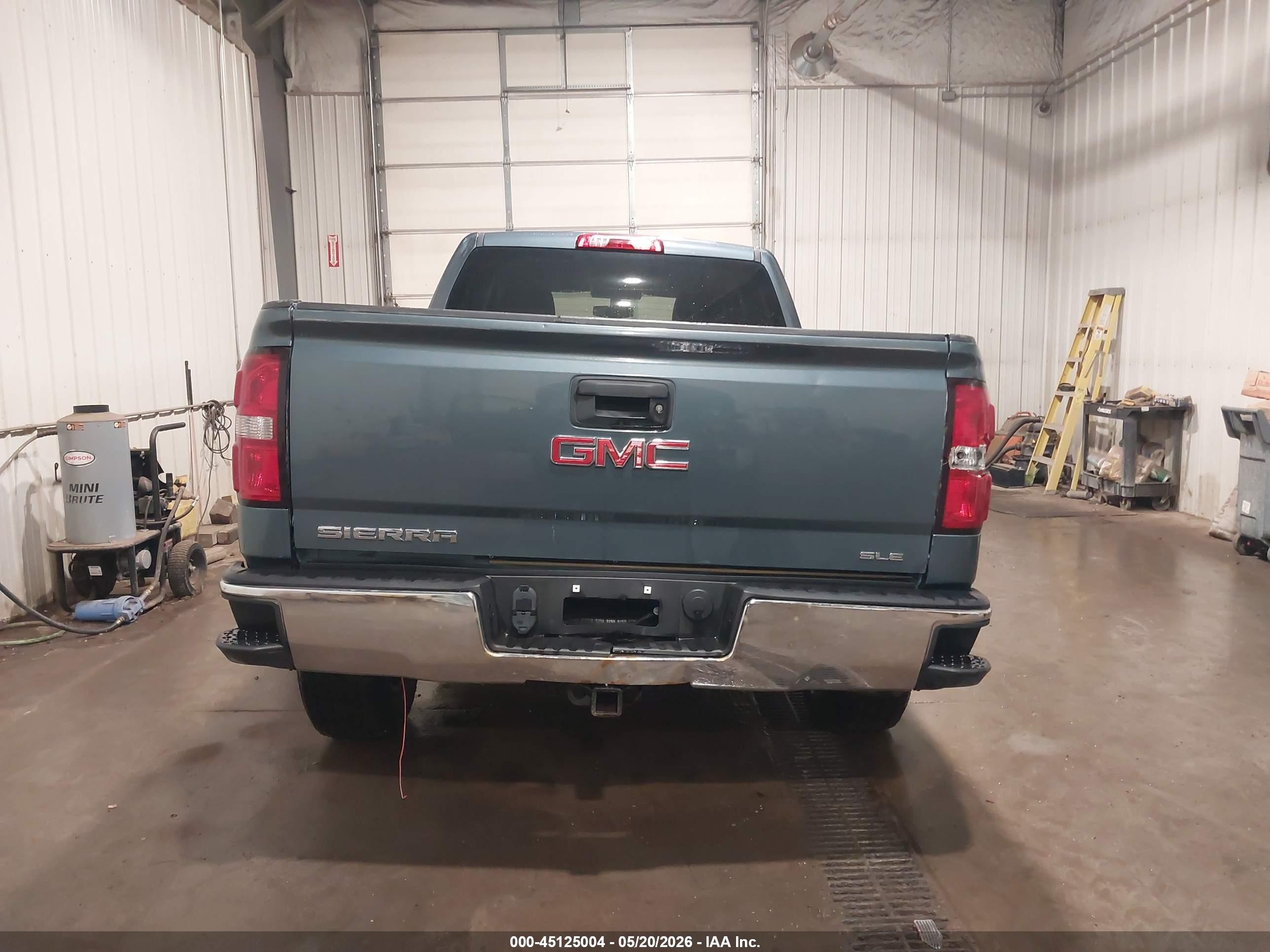 2014 Gmc Sierra 1500 Sle Blue vin: 1GTV2UEC0EZ317824