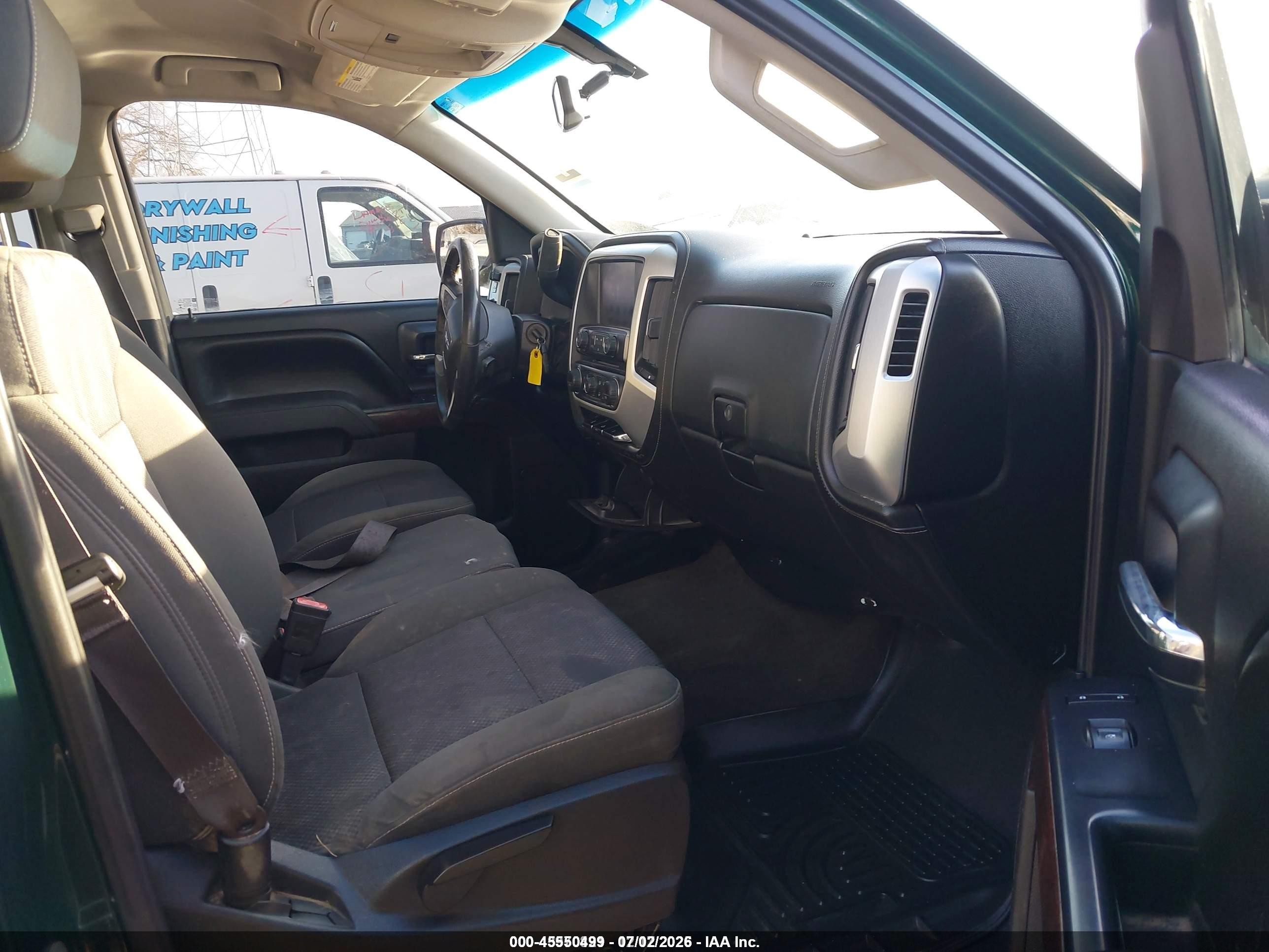 2015 Gmc Sierra 1500 Sle Green vin: 1GTV2UEC0FZ162256