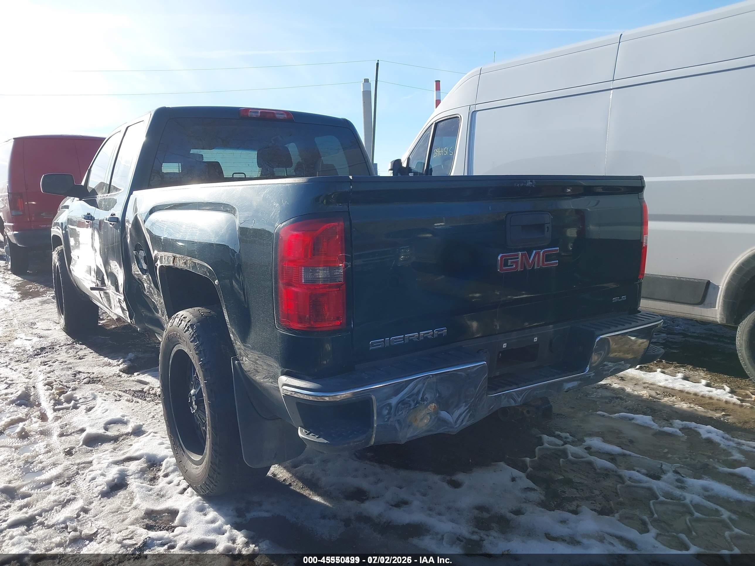 2015 Gmc Sierra 1500 Sle Green vin: 1GTV2UEC0FZ162256
