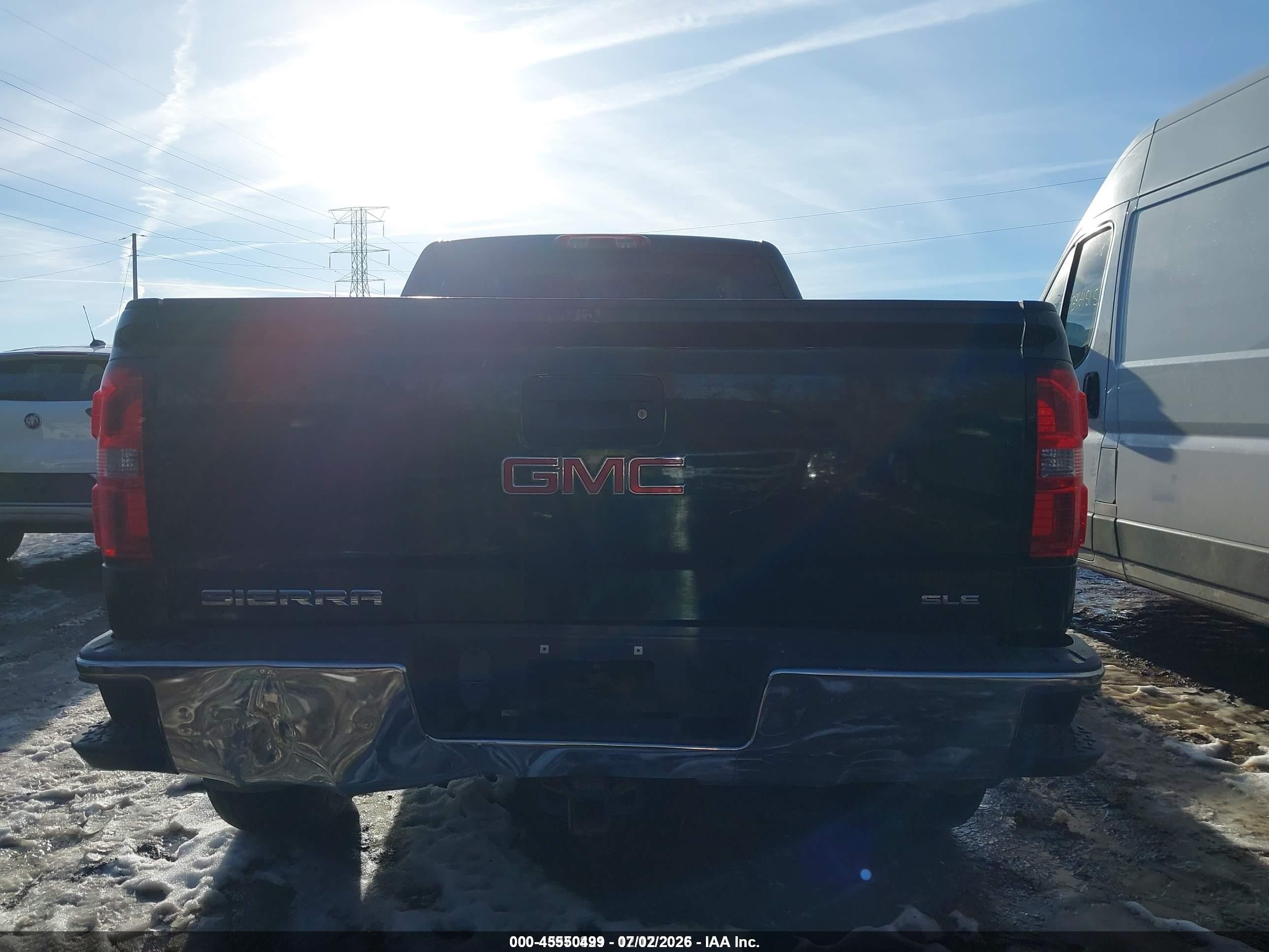 2015 Gmc Sierra 1500 Sle Green vin: 1GTV2UEC0FZ162256