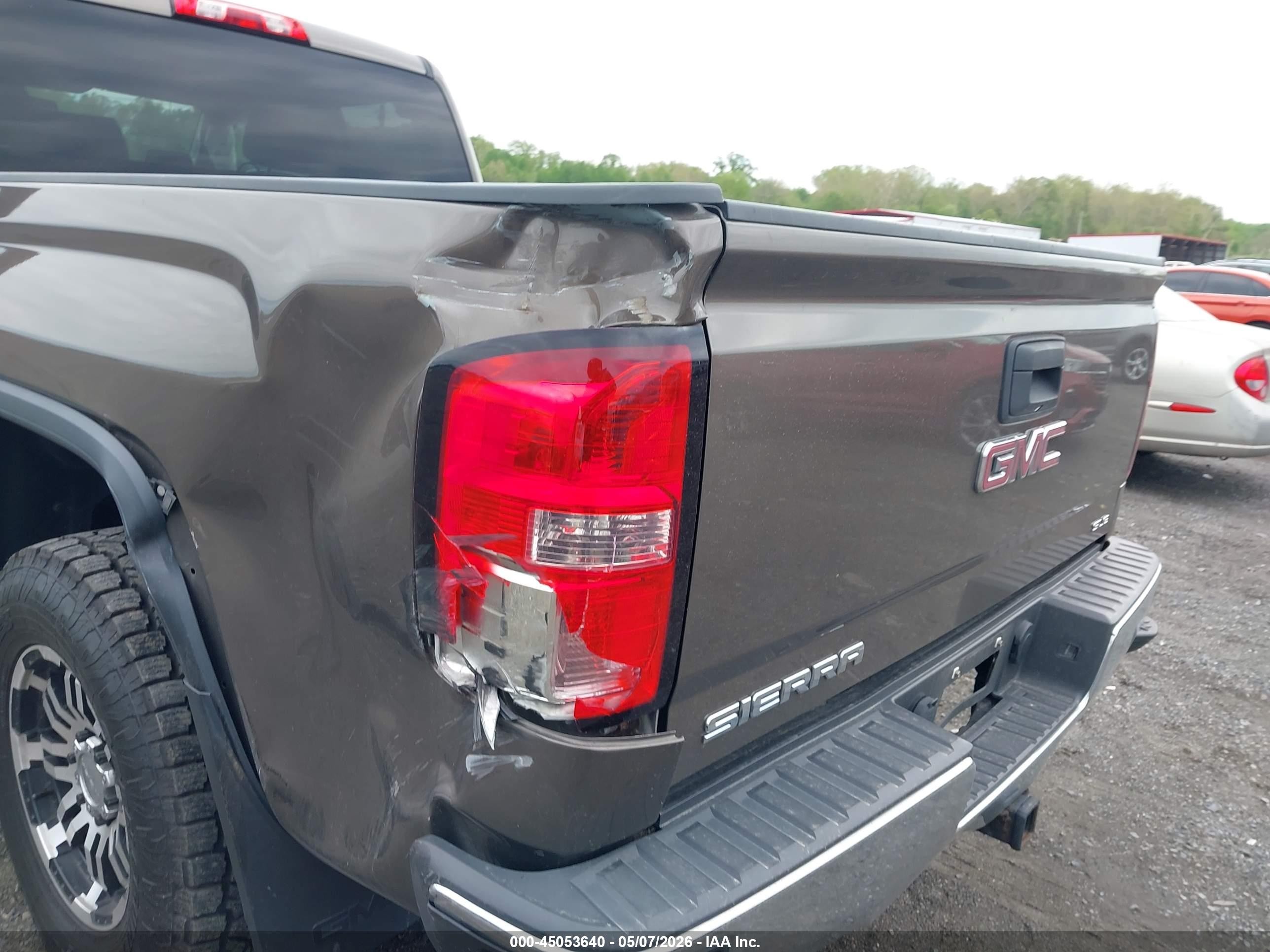 2015 Gmc Sierra 1500 Sle Brown vin: 1GTV2UEC0FZ226991