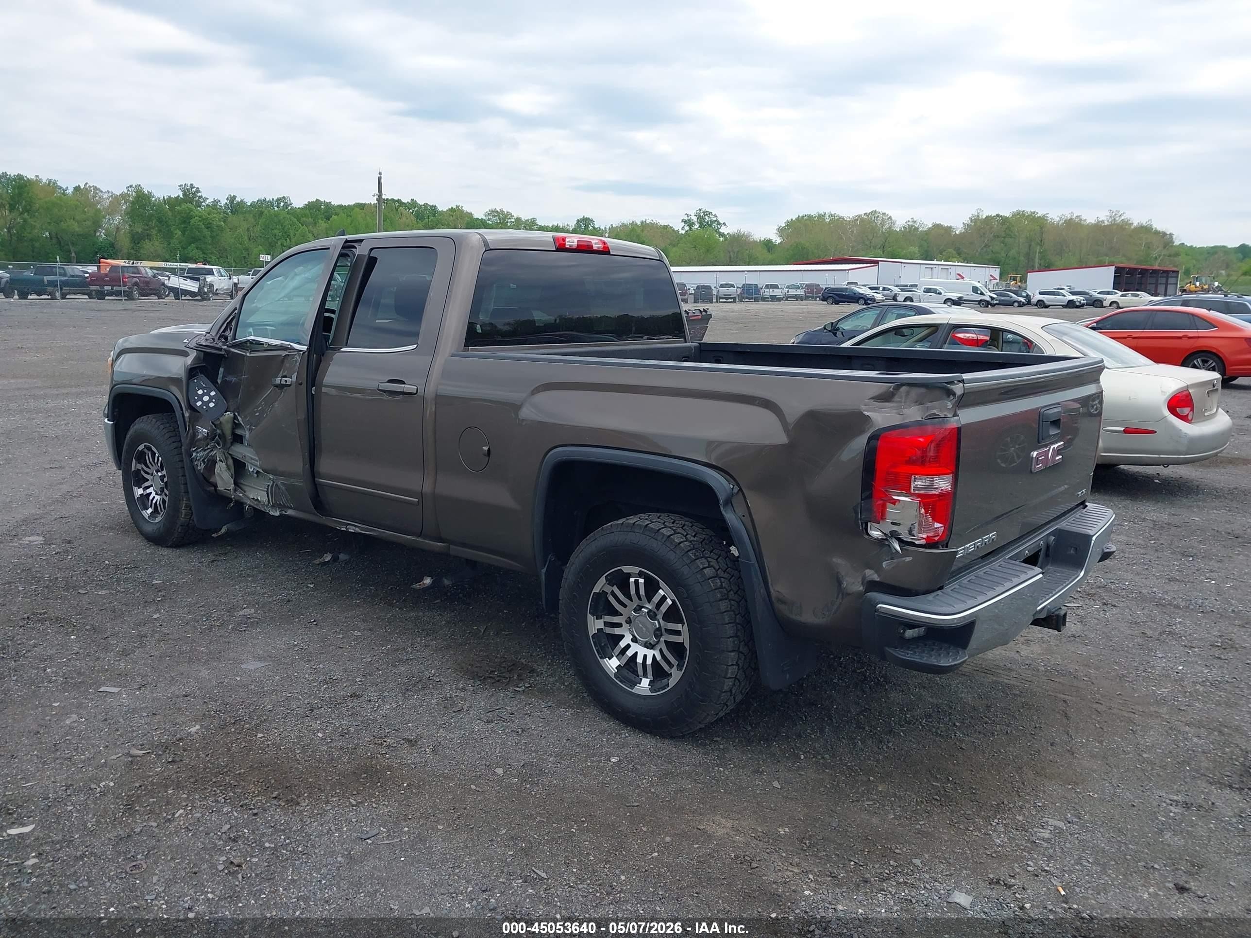 2015 Gmc Sierra 1500 Sle Brown vin: 1GTV2UEC0FZ226991