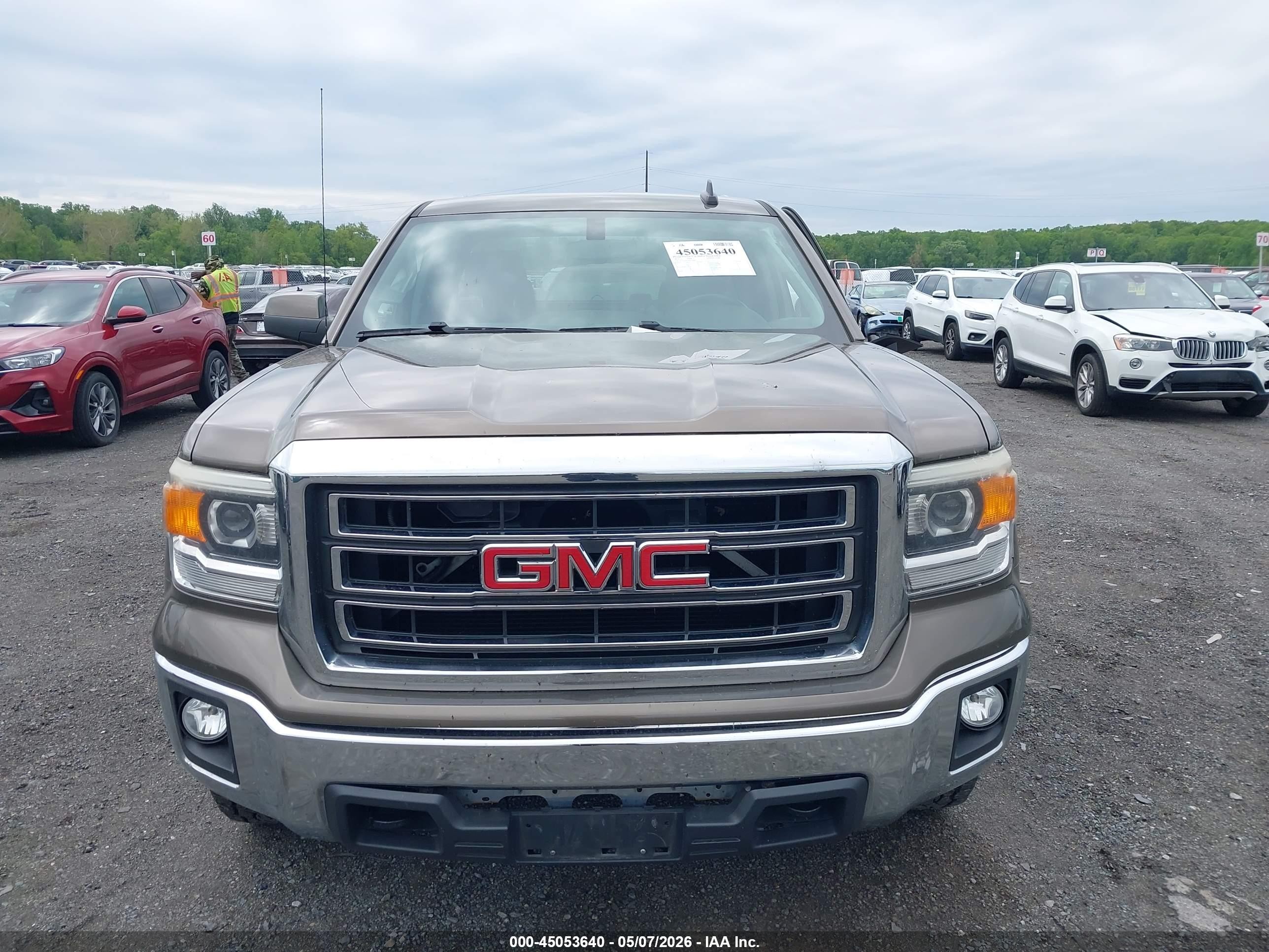 2015 Gmc Sierra 1500 Sle Brown vin: 1GTV2UEC0FZ226991