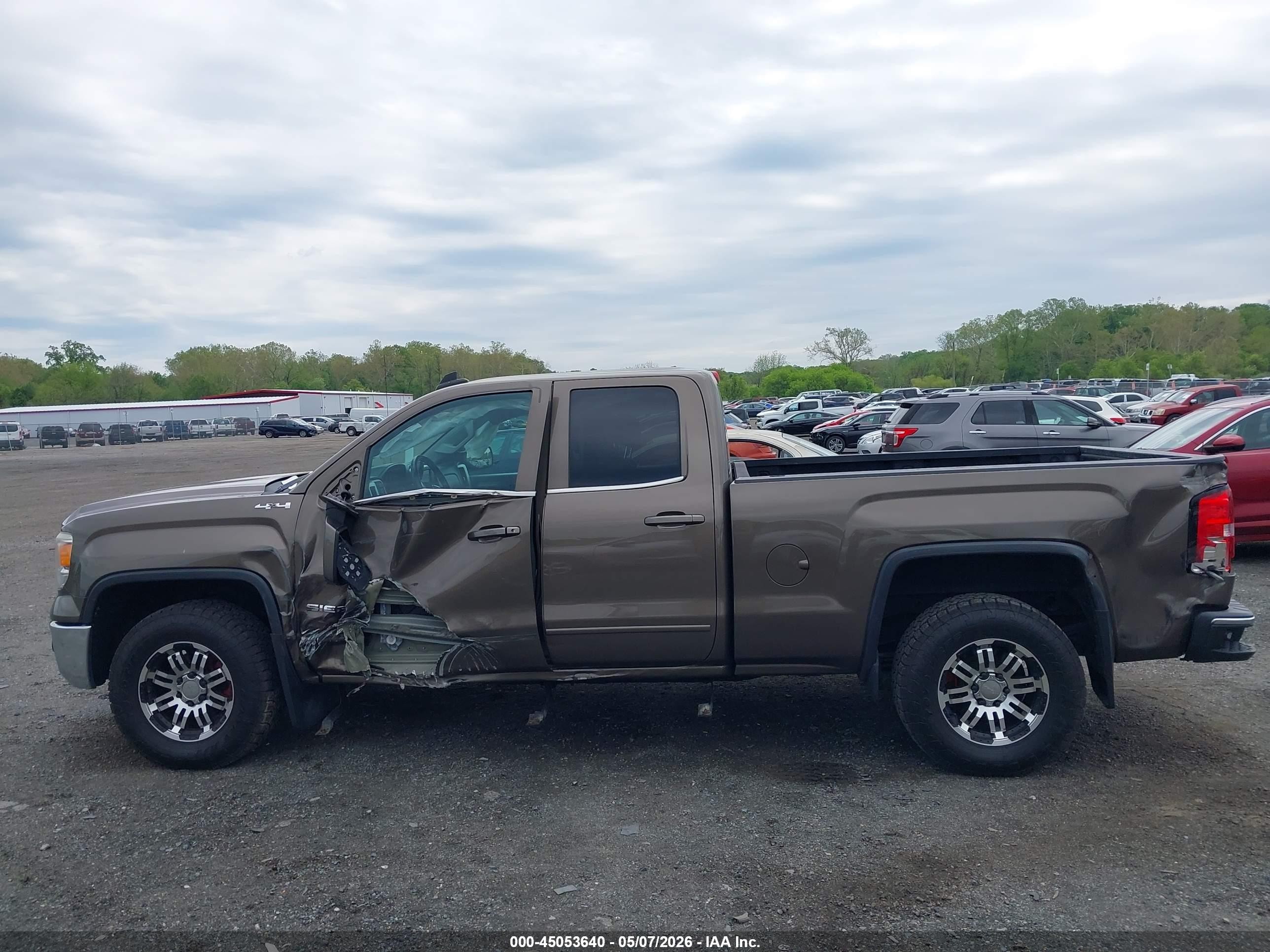 2015 Gmc Sierra 1500 Sle Brown vin: 1GTV2UEC0FZ226991