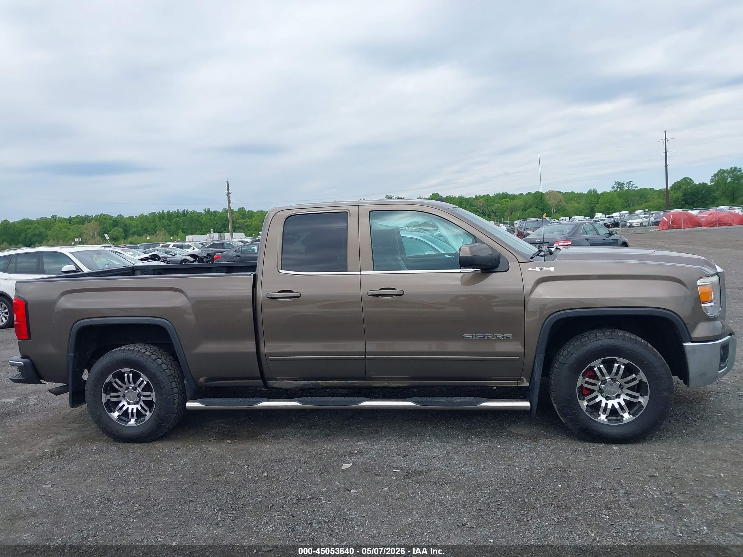 2015 Gmc Sierra 1500 Sle Brown vin: 1GTV2UEC0FZ226991