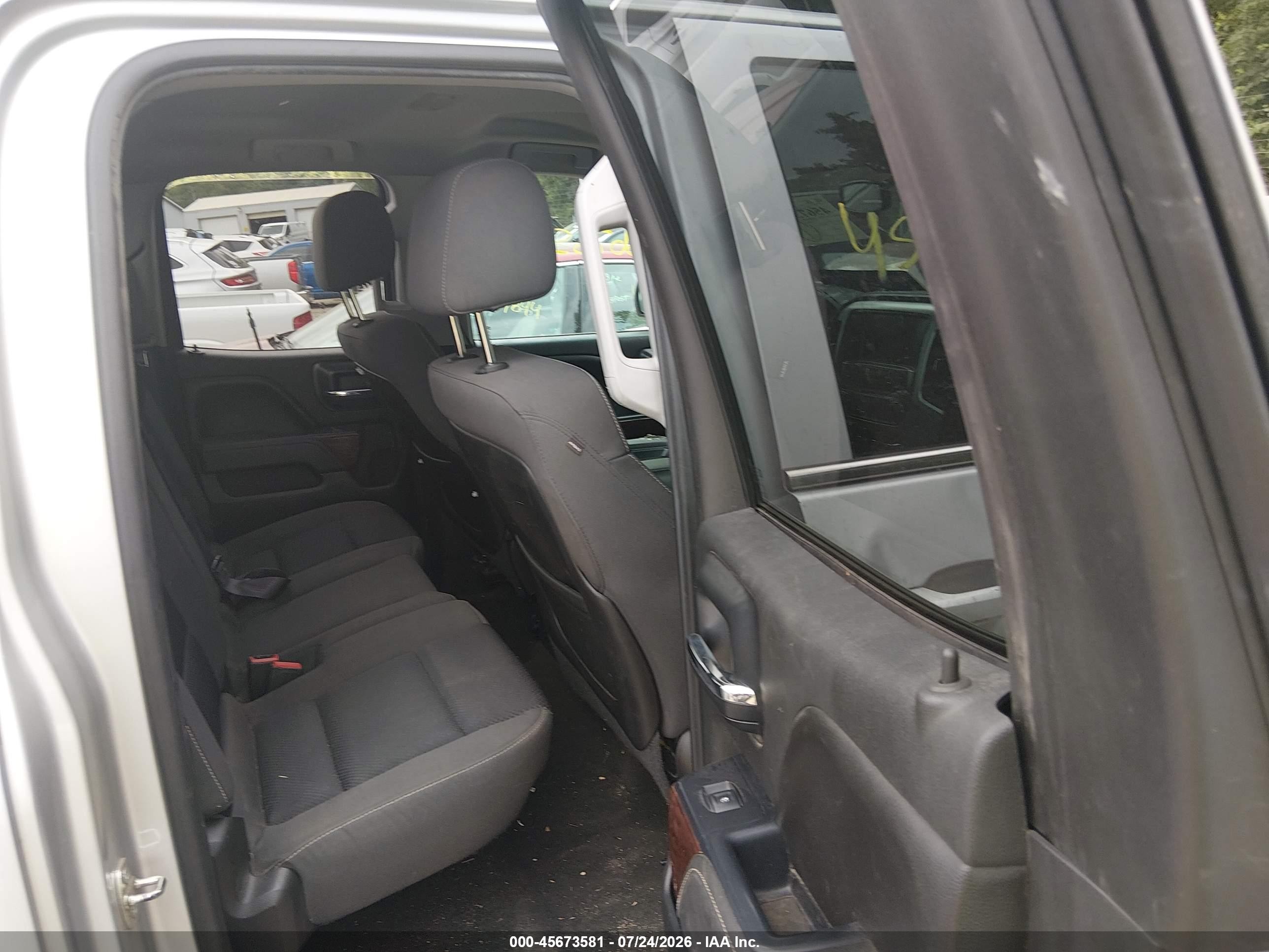 2015 Gmc Sierra 1500 Sle Silver vin: 1GTV2UEC0FZ444106