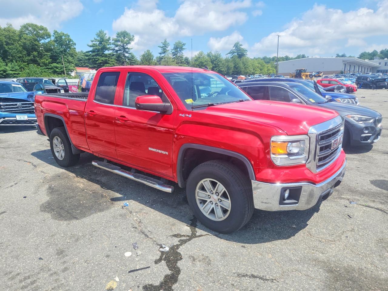 2014 Gmc Sierra K1500 Sle Red vin: 1GTV2UEC1EZ225413