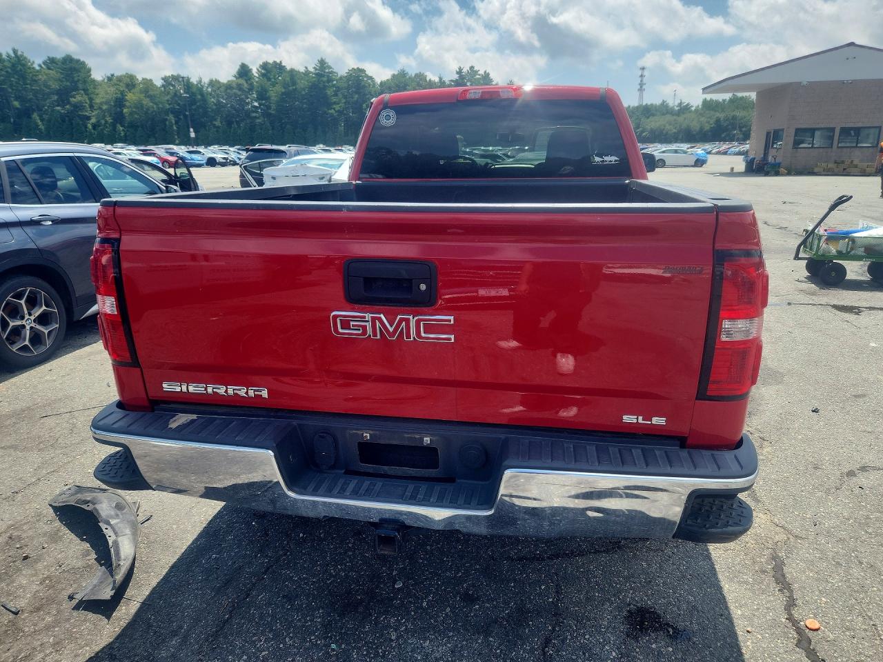 2014 Gmc Sierra K1500 Sle Red vin: 1GTV2UEC1EZ225413