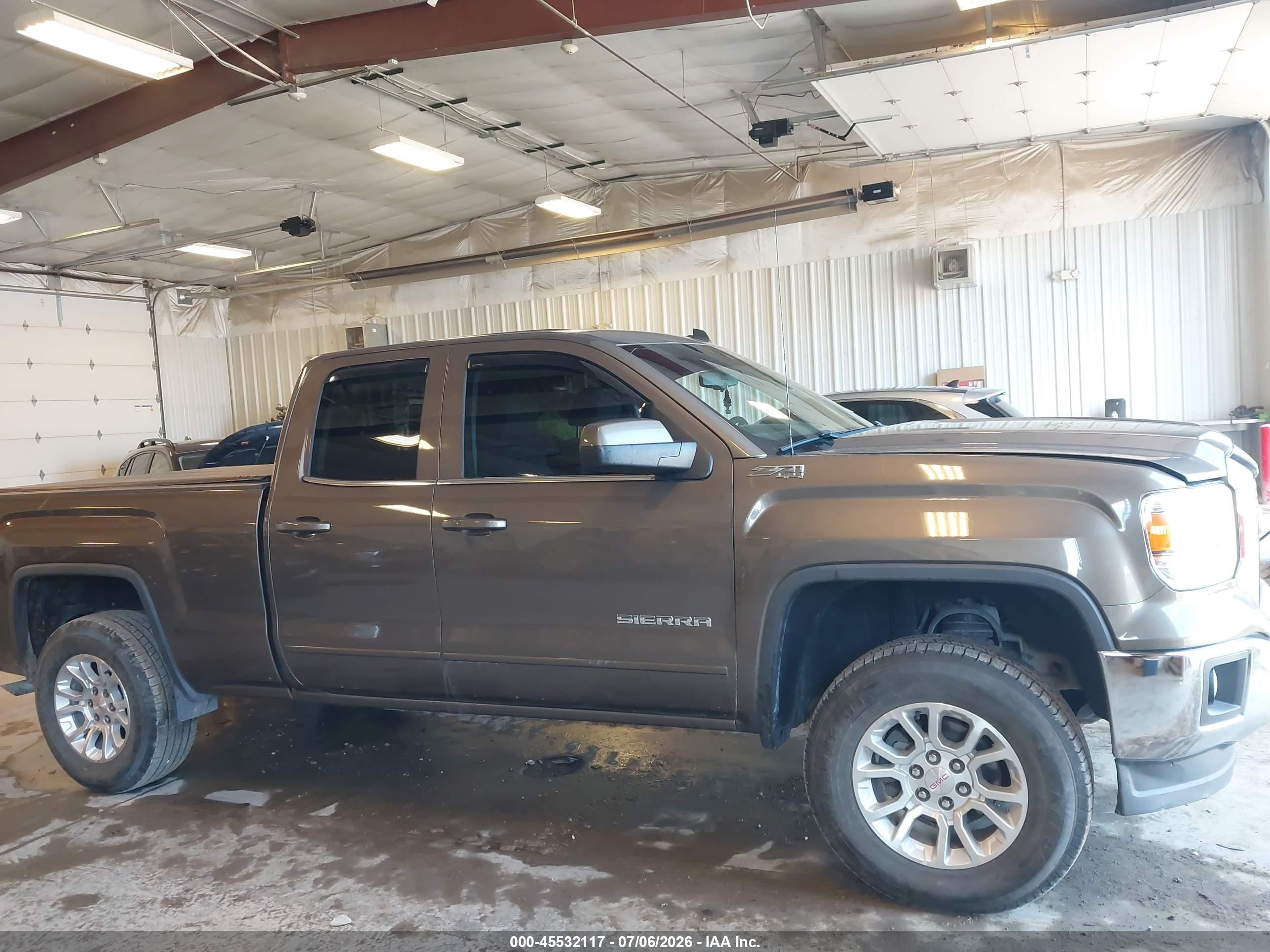 2014 Gmc Sierra 1500 Sle Brown vin: 1GTV2UEC1EZ300885