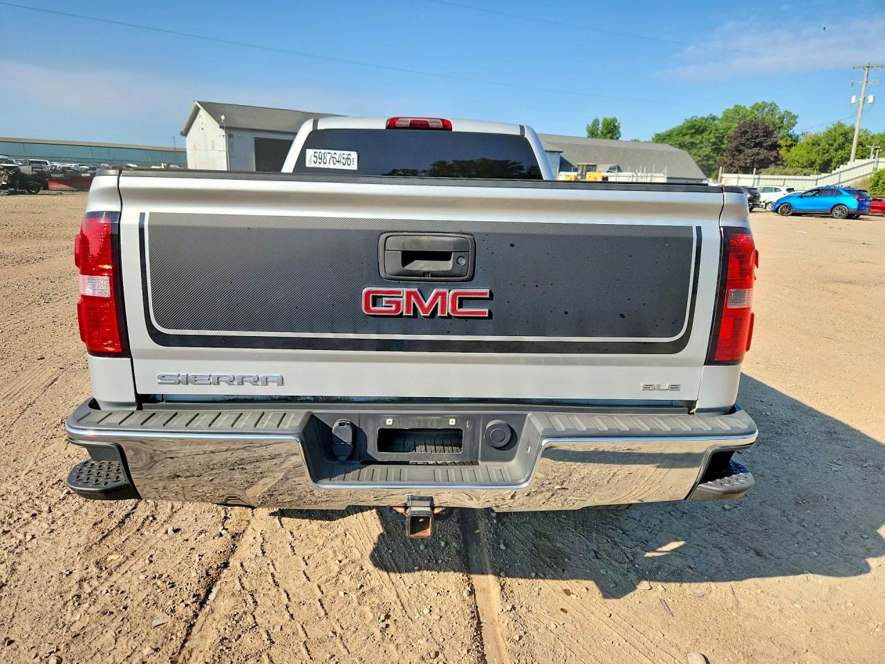 2014 Gmc Sierra K1500 Sle Silver vin: 1GTV2UEC1EZ352985