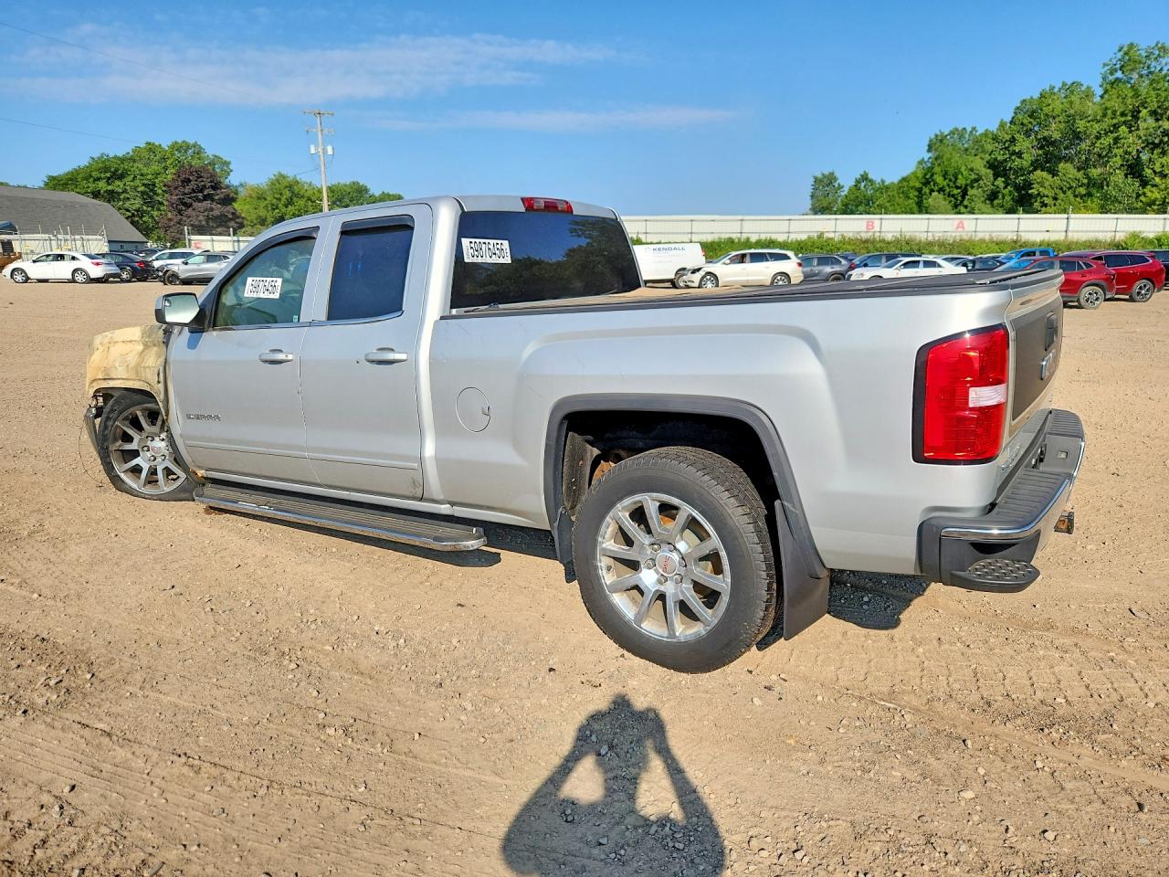 2014 Gmc Sierra K1500 Sle Silver vin: 1GTV2UEC1EZ352985