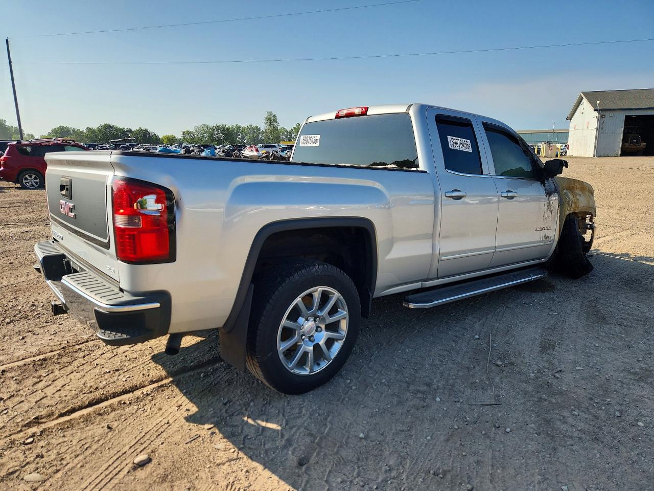 2014 Gmc Sierra K1500 Sle Silver vin: 1GTV2UEC1EZ352985