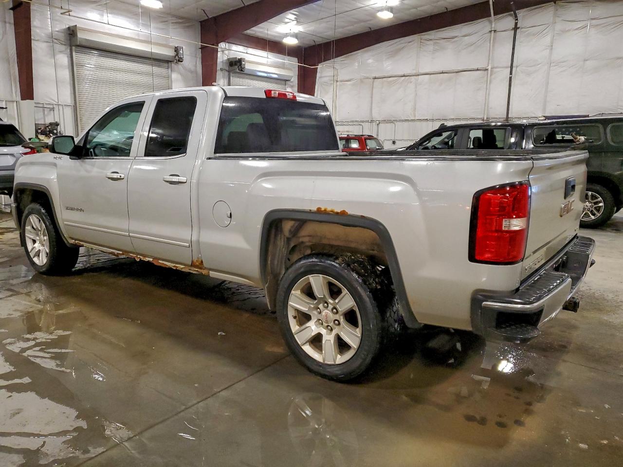 2014 Gmc Sierra K1500 Sle Silver vin: 1GTV2UEC1EZ384173