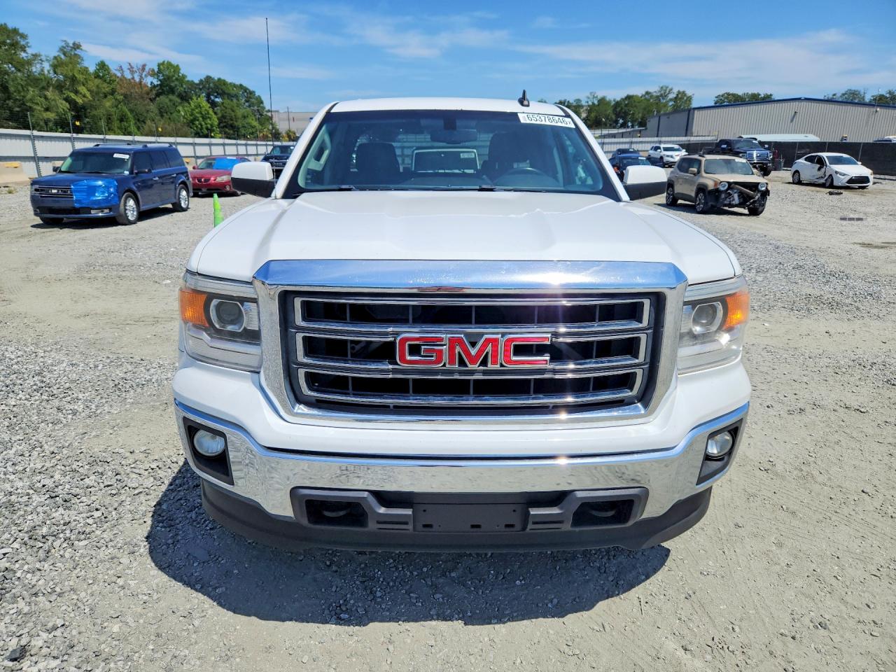 2015 Gmc Sierra K1500 Sle White vin: 1GTV2UEC1FZ171984