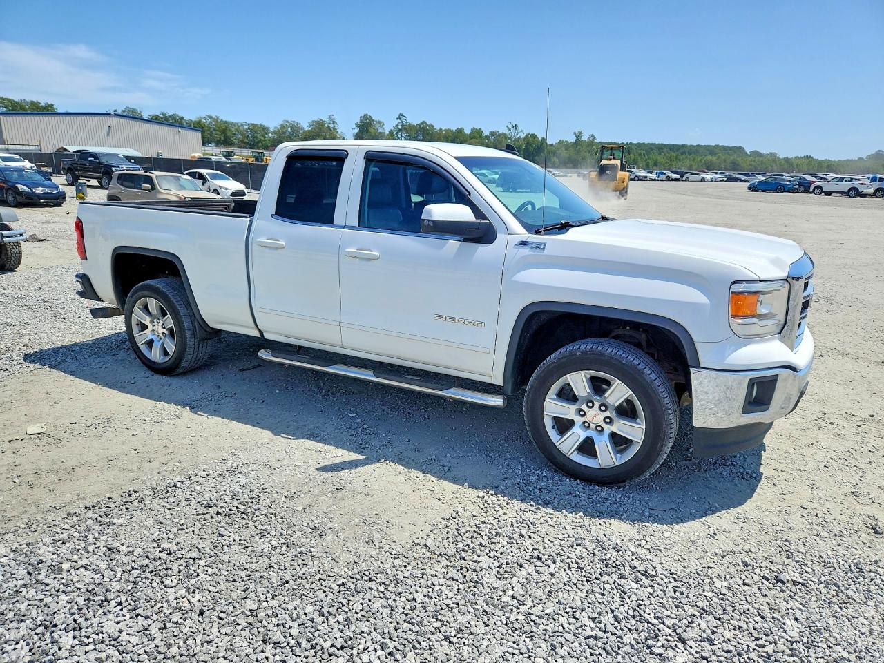 2015 Gmc Sierra K1500 Sle White vin: 1GTV2UEC1FZ171984