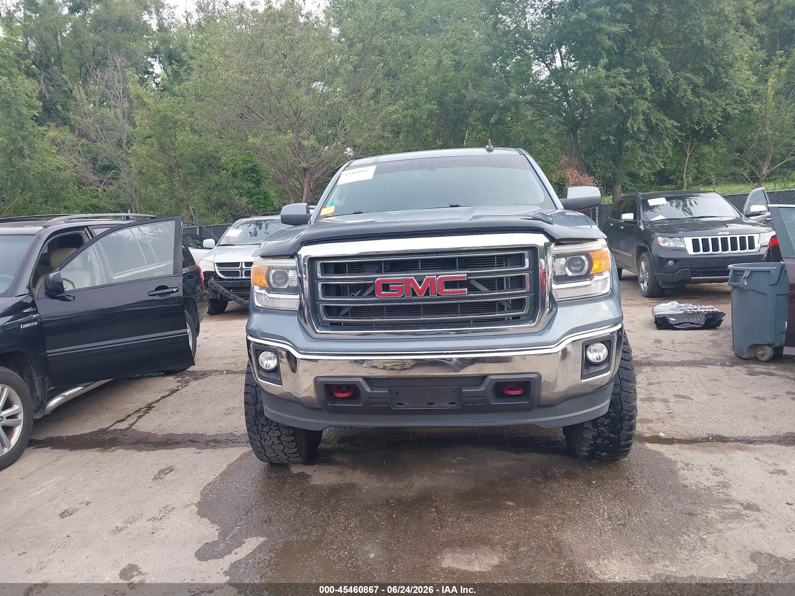 2015 Gmc Sierra 1500 Sle Blue vin: 1GTV2UEC1FZ295396