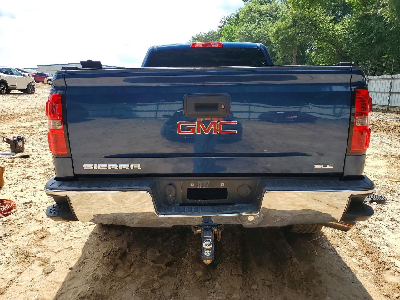 2015 Gmc Sierra K1500 Sle Blue vin: 1GTV2UEC1FZ371912