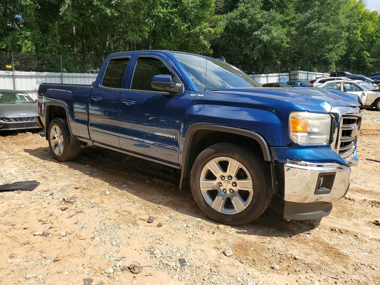 2015 Gmc Sierra K1500 Sle Blue vin: 1GTV2UEC1FZ371912