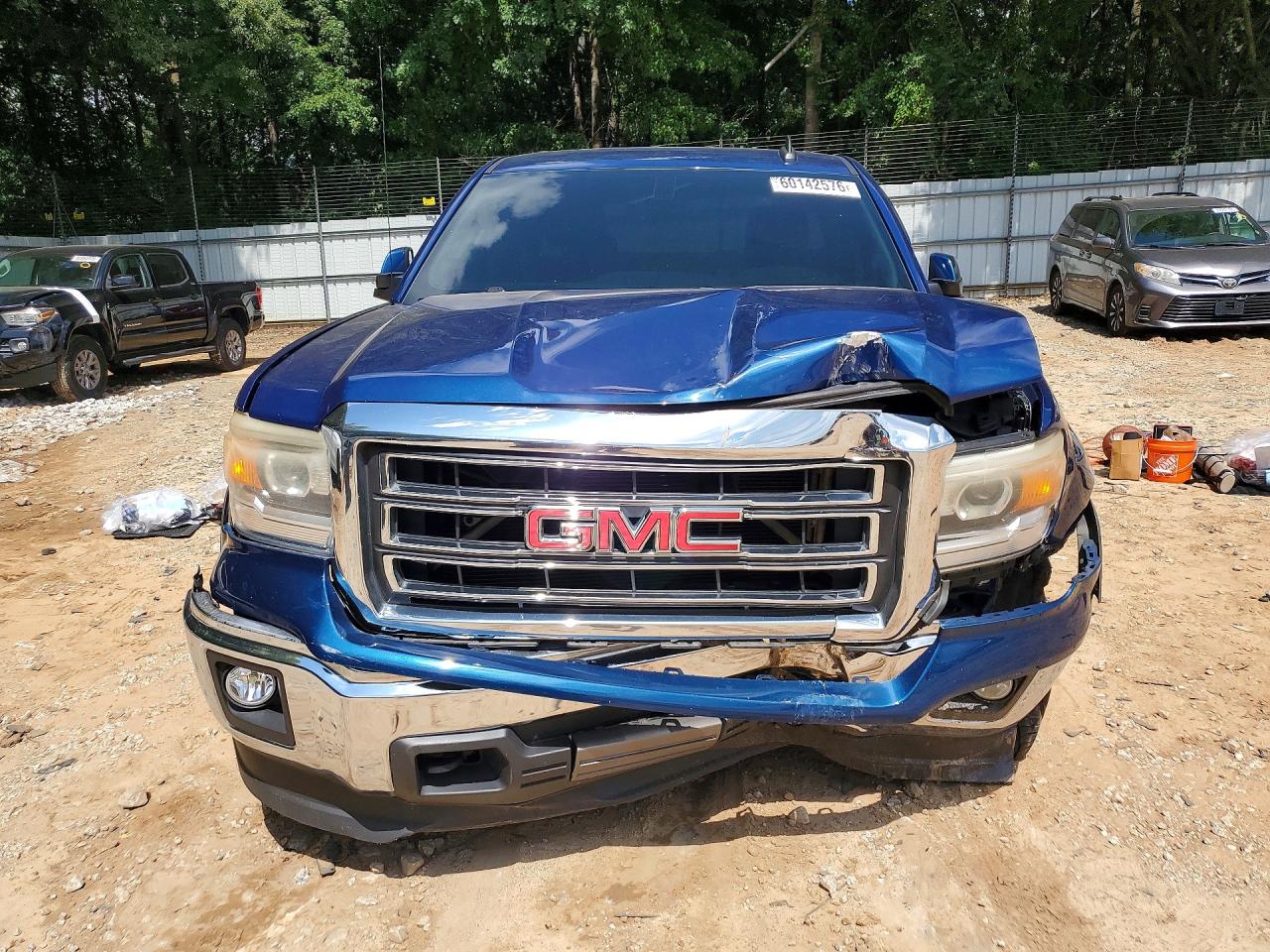 2015 Gmc Sierra K1500 Sle Blue vin: 1GTV2UEC1FZ371912