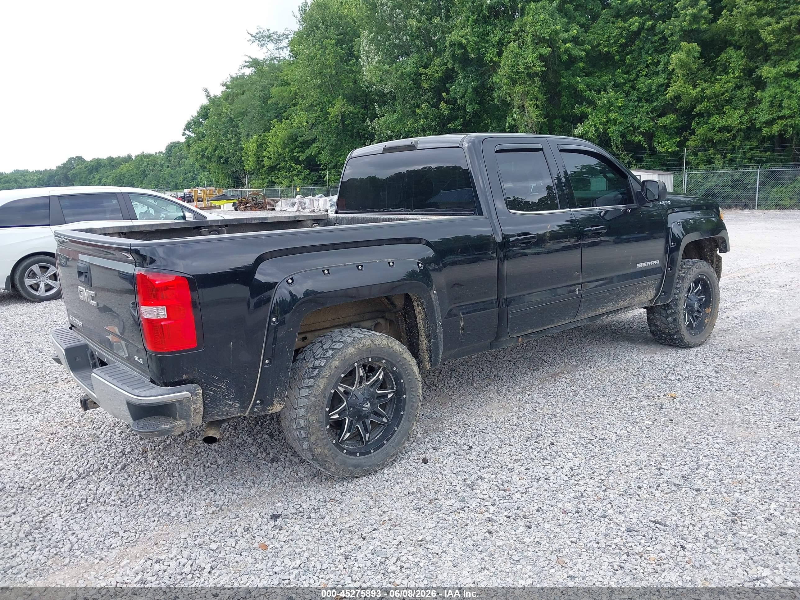 2014 Gmc Sierra 1500 Sle Черный vin: 1GTV2UEC2EZ189098