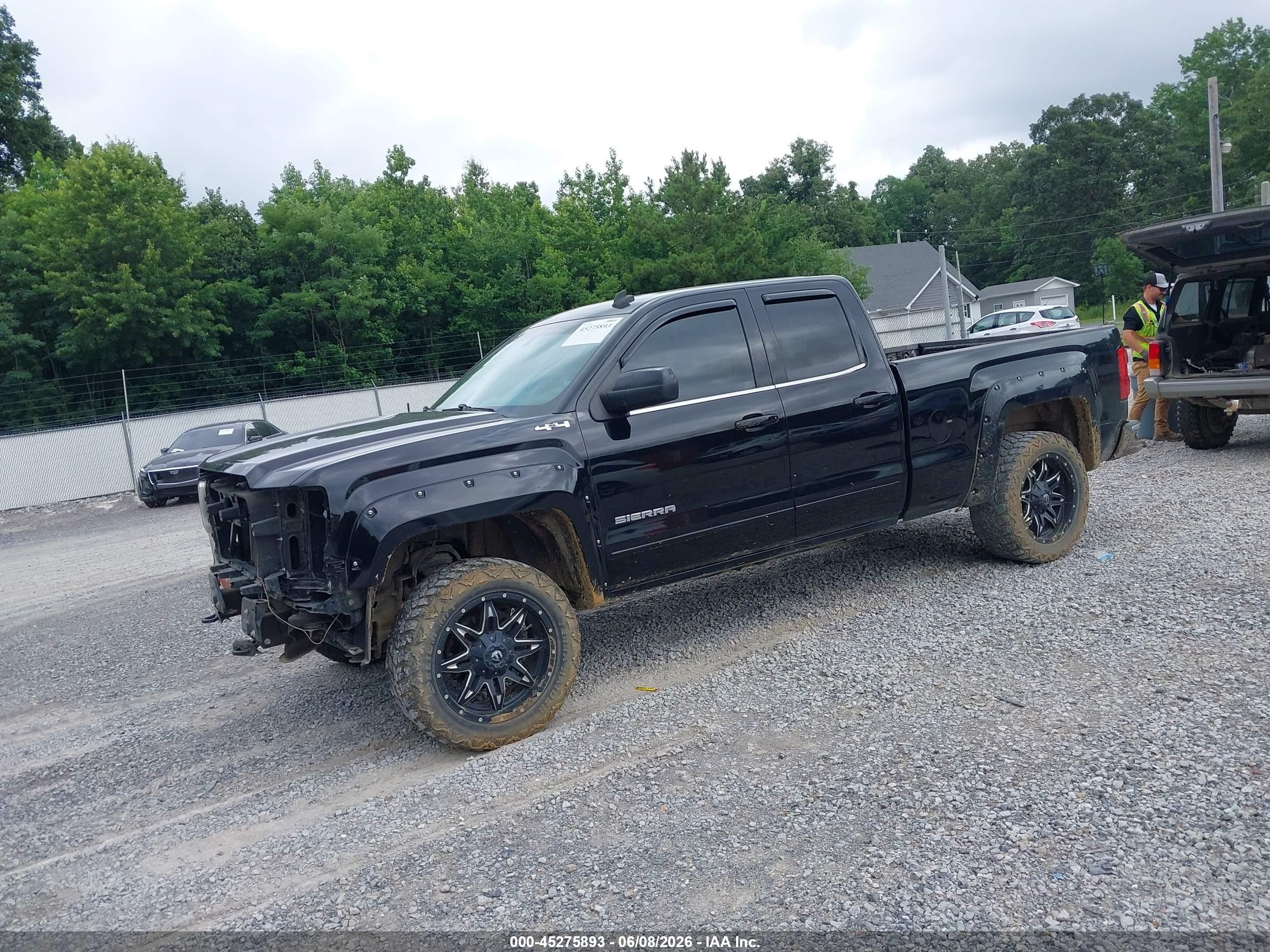 2014 Gmc Sierra 1500 Sle Черный vin: 1GTV2UEC2EZ189098