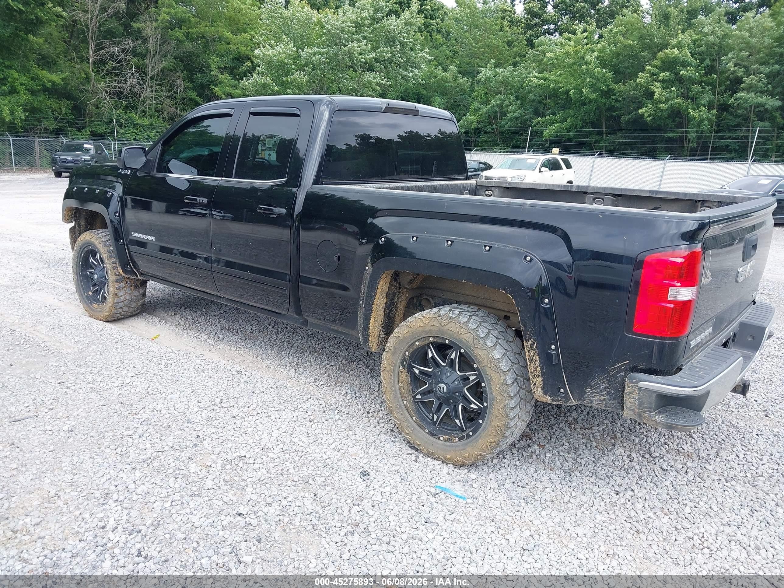 2014 Gmc Sierra 1500 Sle Черный vin: 1GTV2UEC2EZ189098