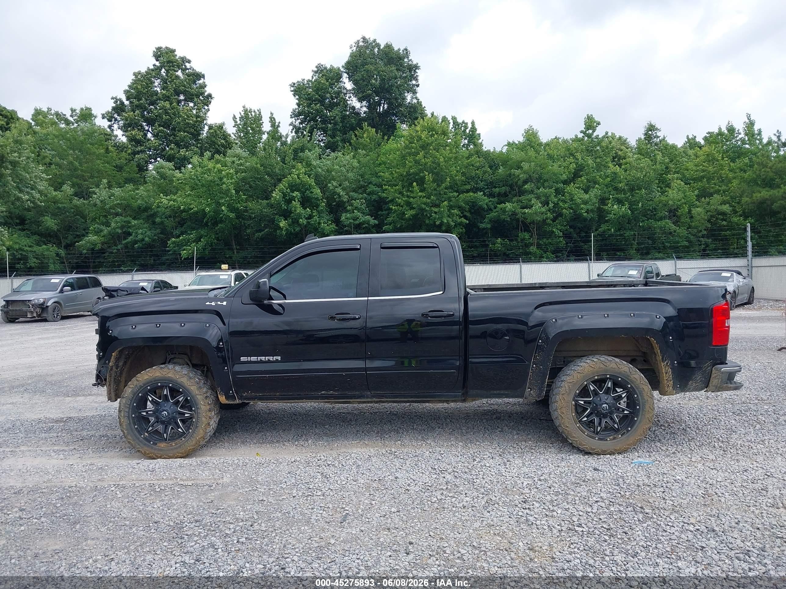 2014 Gmc Sierra 1500 Sle Черный vin: 1GTV2UEC2EZ189098