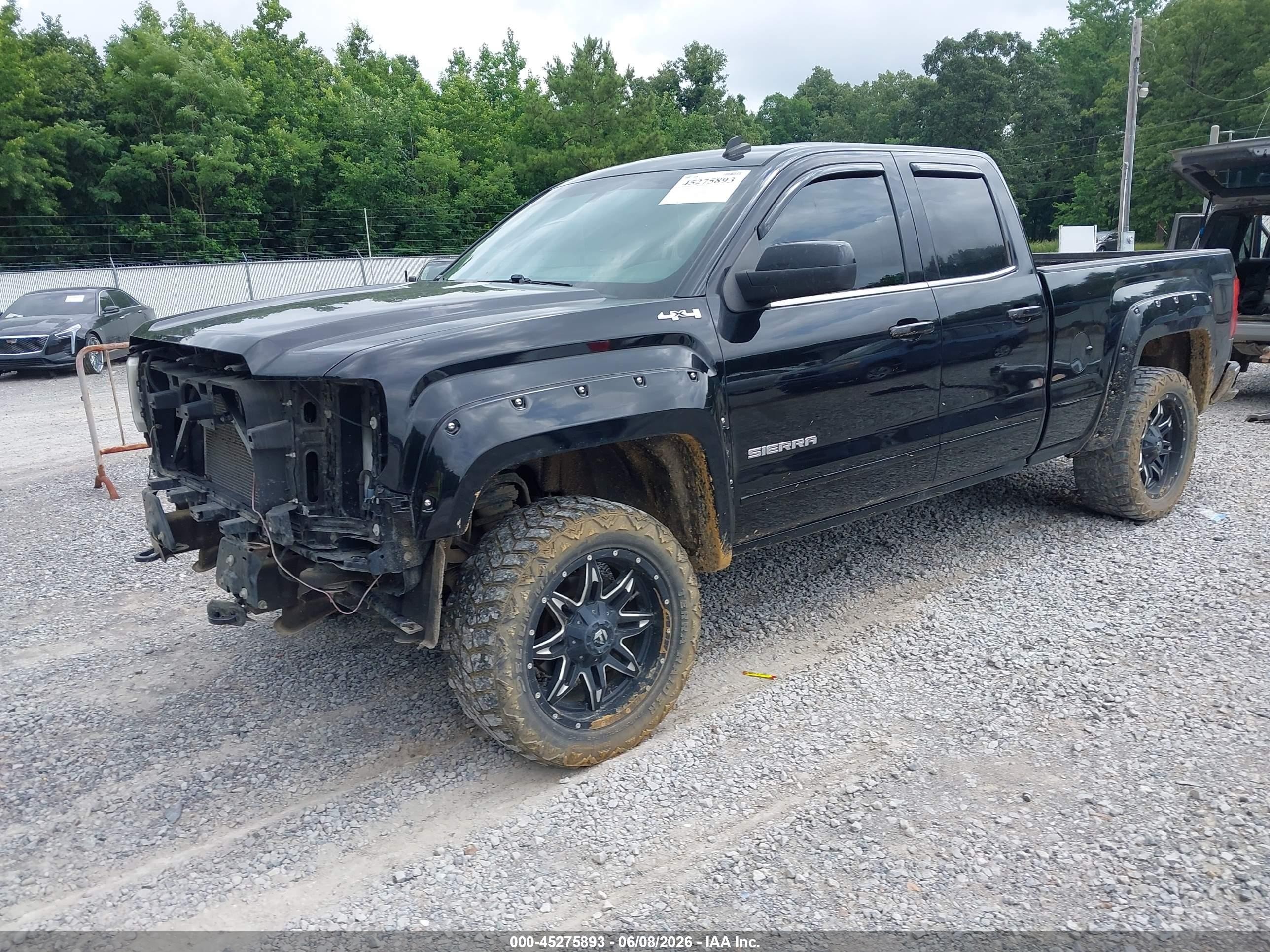 2014 Gmc Sierra 1500 Sle Черный vin: 1GTV2UEC2EZ189098