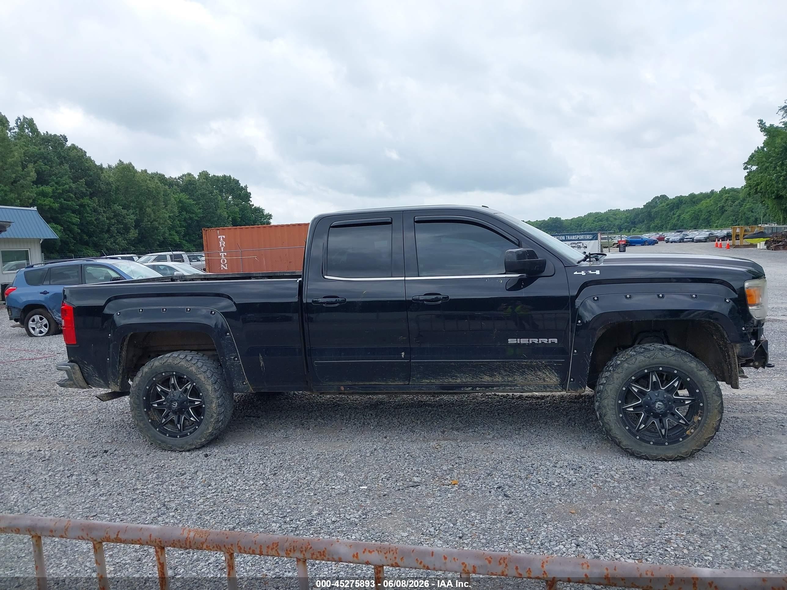 2014 Gmc Sierra 1500 Sle Черный vin: 1GTV2UEC2EZ189098