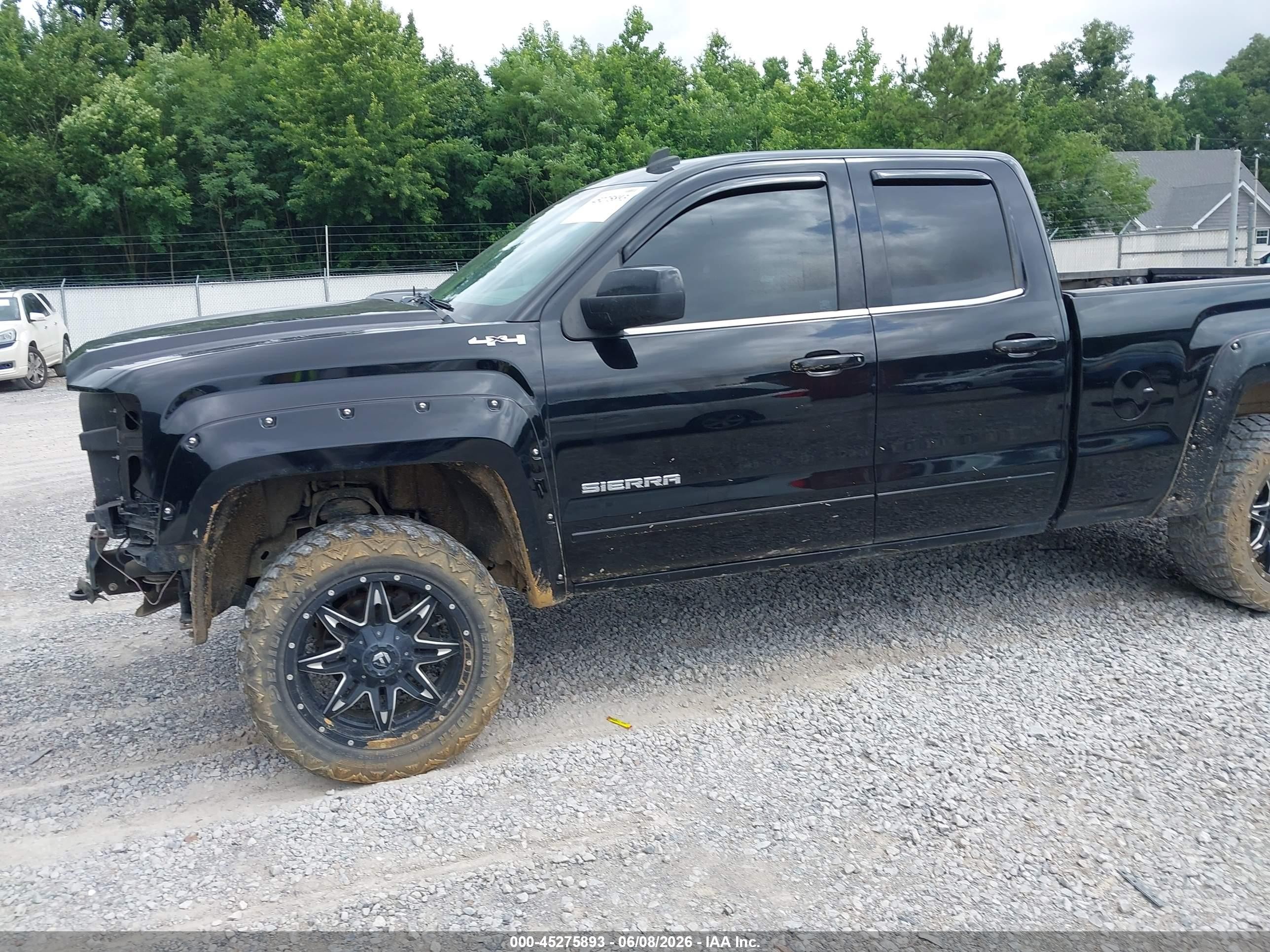 2014 Gmc Sierra 1500 Sle Черный vin: 1GTV2UEC2EZ189098