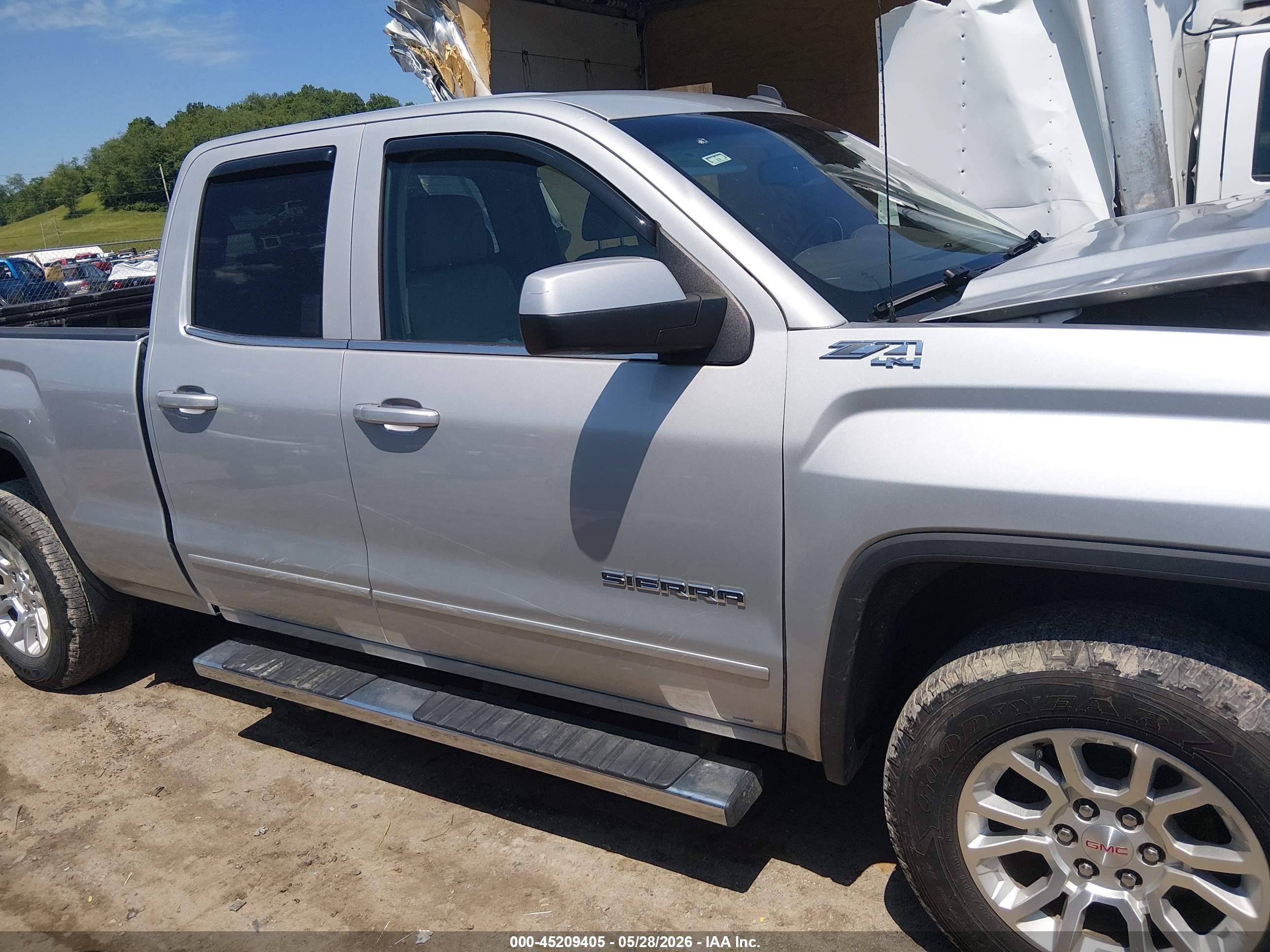 2014 Gmc Sierra 1500 Sle Silver vin: 1GTV2UEC2EZ238591