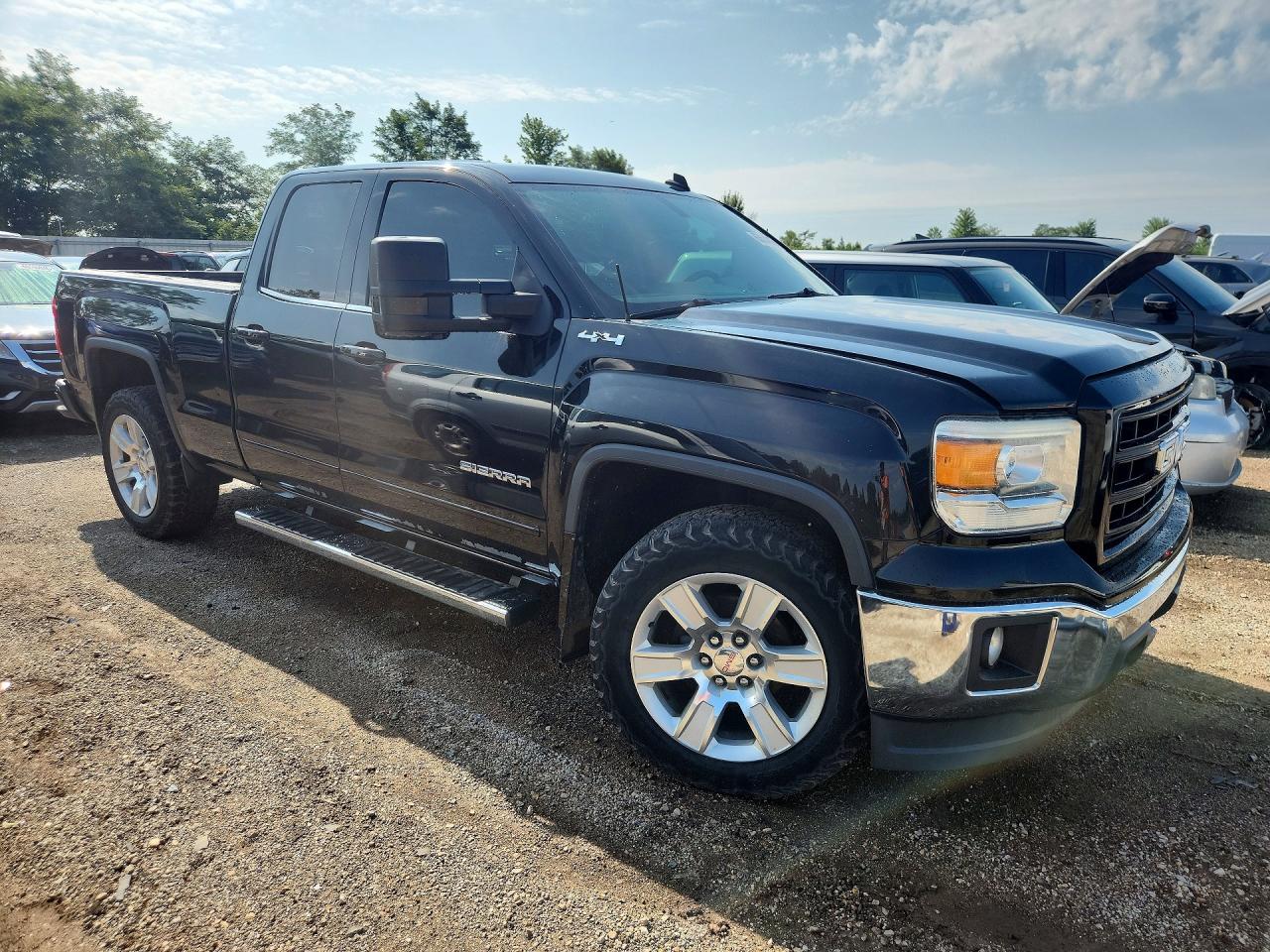 2014 Gmc Sierra K1500 Sle Black vin: 1GTV2UEC2EZ253981