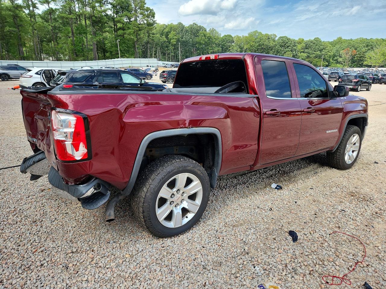 2014 Gmc Sierra K1500 Sle Burgundy vin: 1GTV2UEC2EZ328517